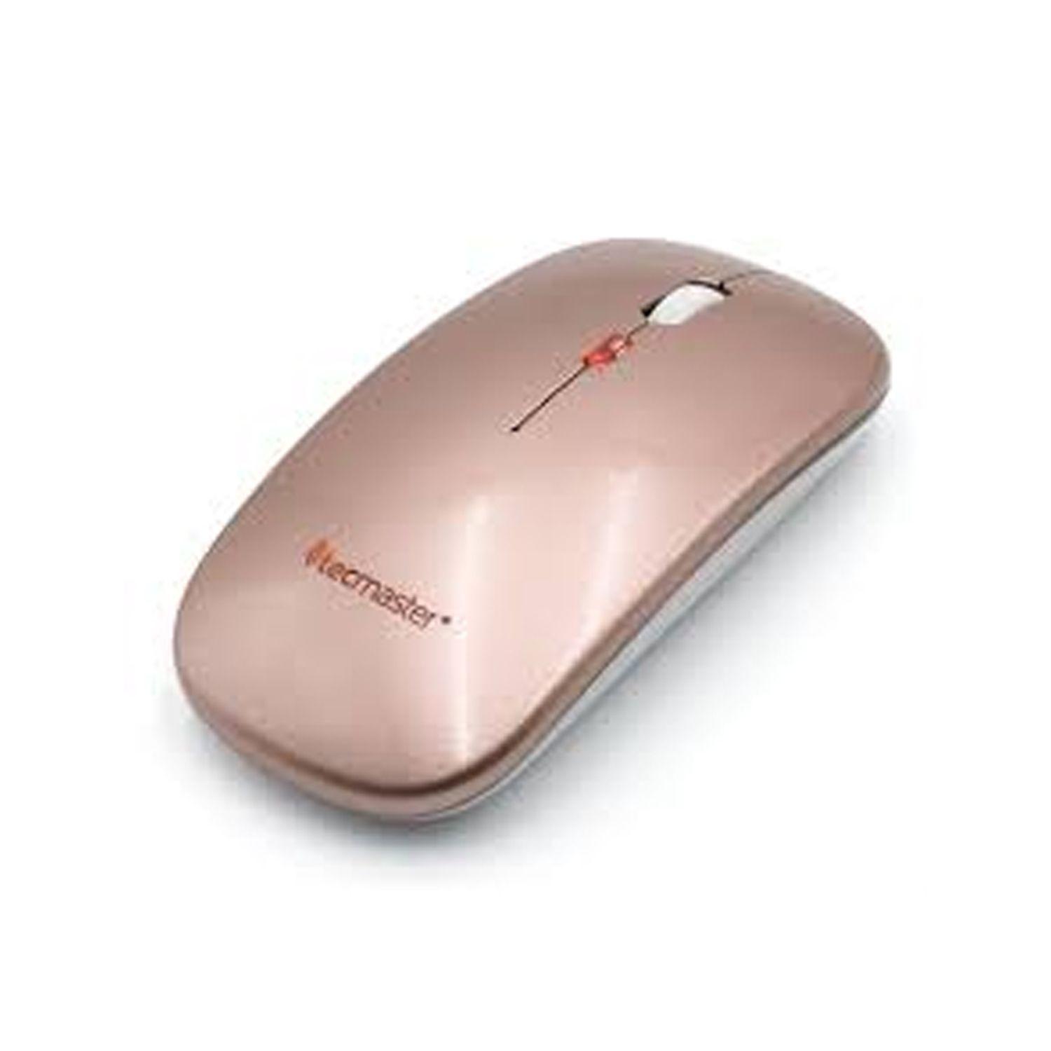 Mouse Inalámbrico y Bluetooth recargable Rosa TM100516-0