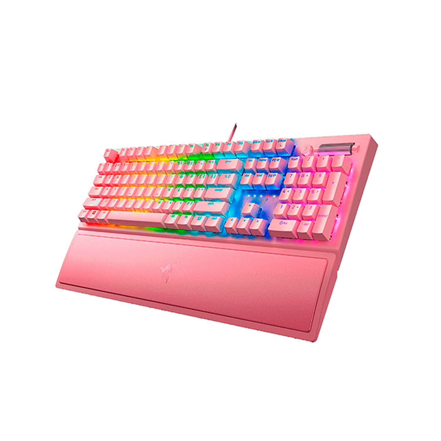 Teclado Gamer Razer Blackwidow V3 Quartz Ingles Switch Verde-1