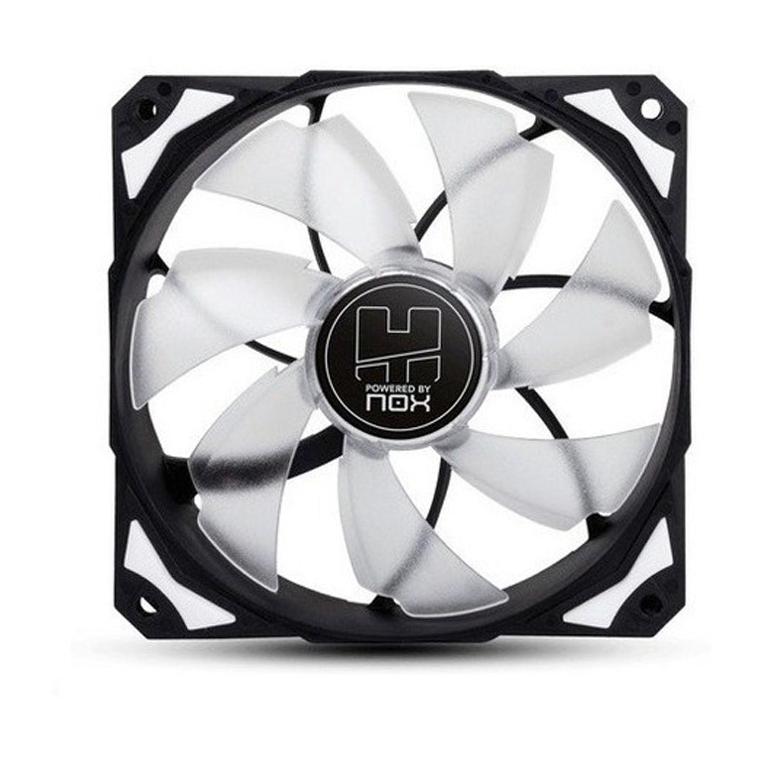 Ventilador Interno Pc Nox Hummer H Fan 120mm Led Blanco-0