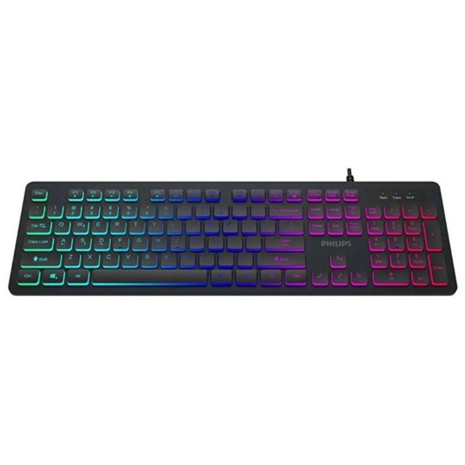 Teclado Gamer Membrana Philips G264 Momentum - Pc/ps4/xbox-0