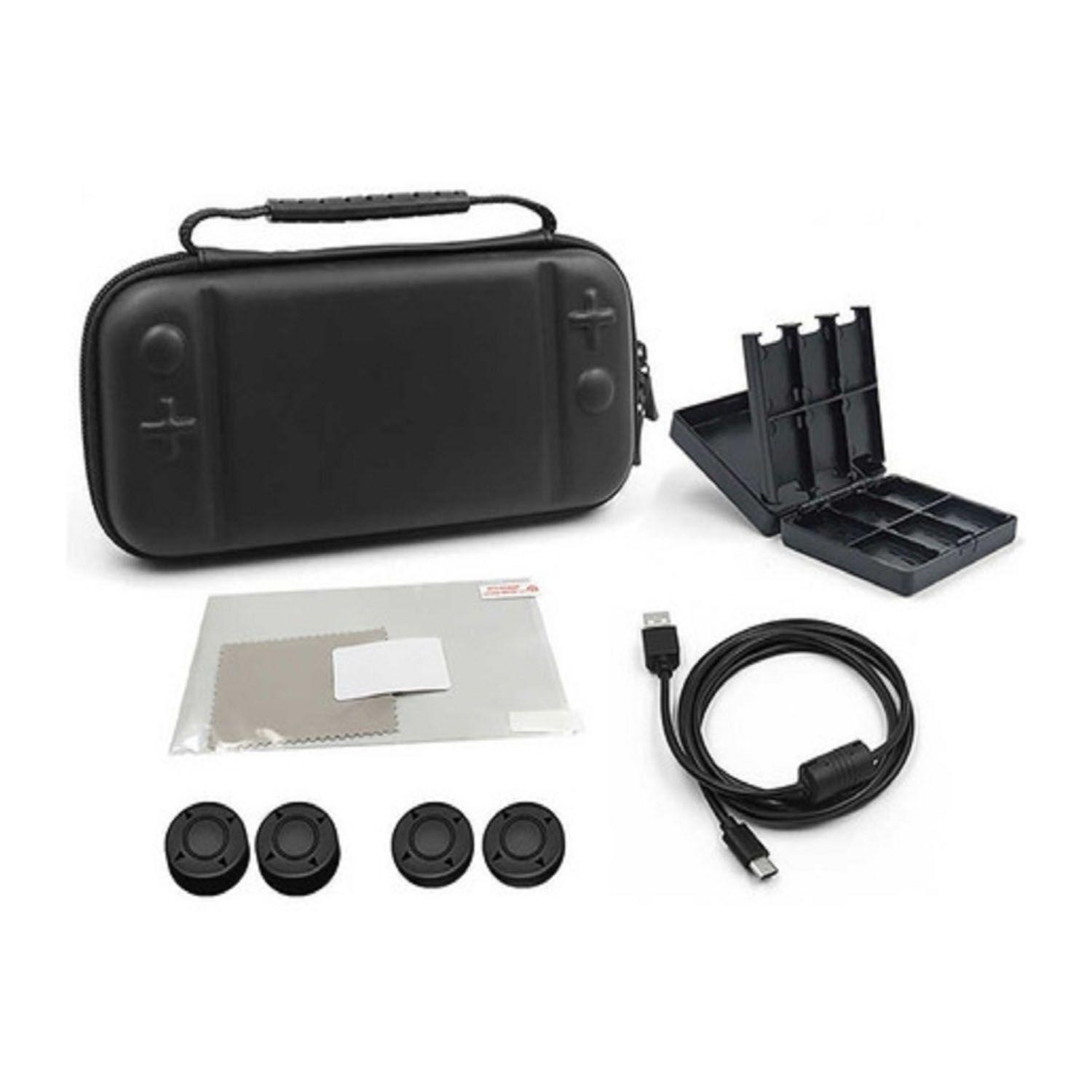 Super Kit 10 en 1 Compatible Con Switch Lite - Negro-0