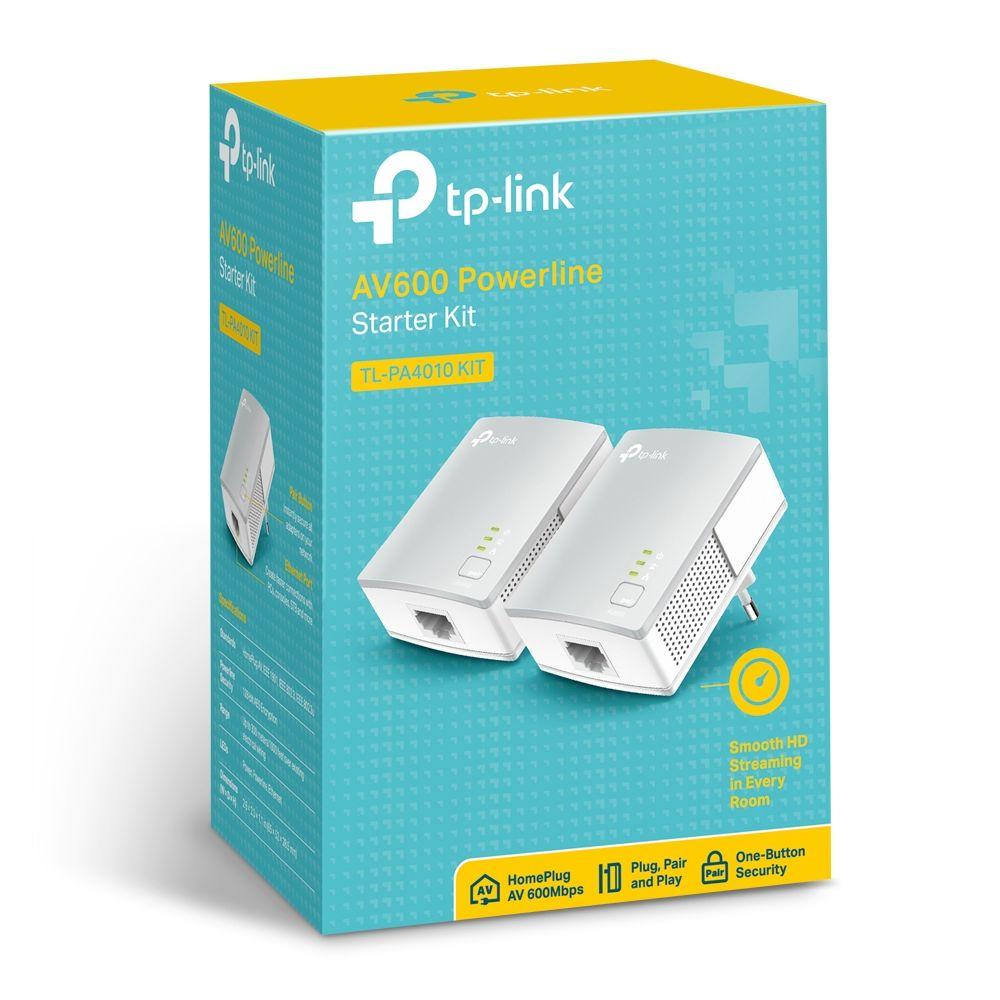 Kit Extensor De Rango Powerline Tp-link Av600 Tl-pa4010kit-1