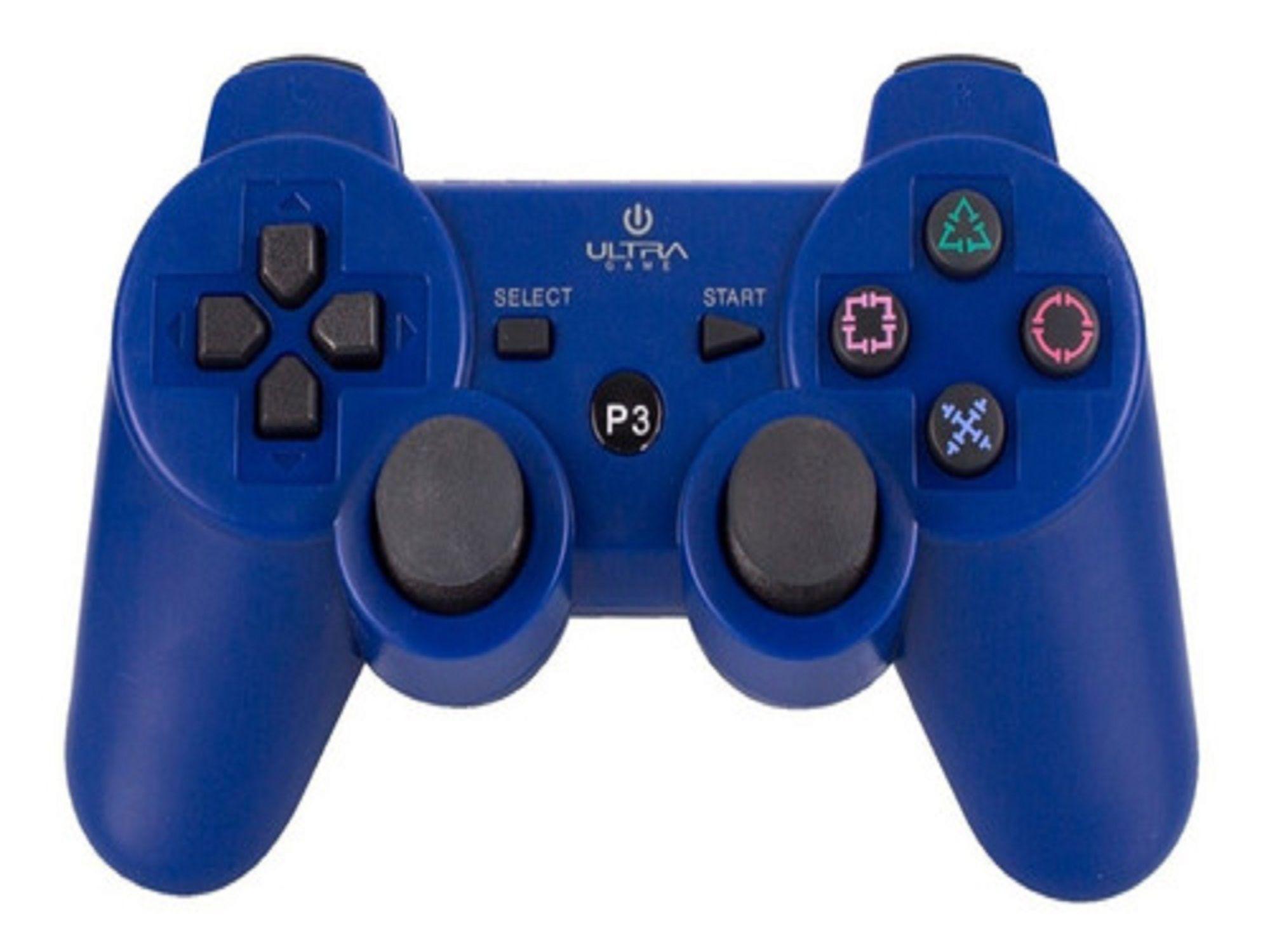 Control Para Ps3 Azul Inalambrico Ultra-0