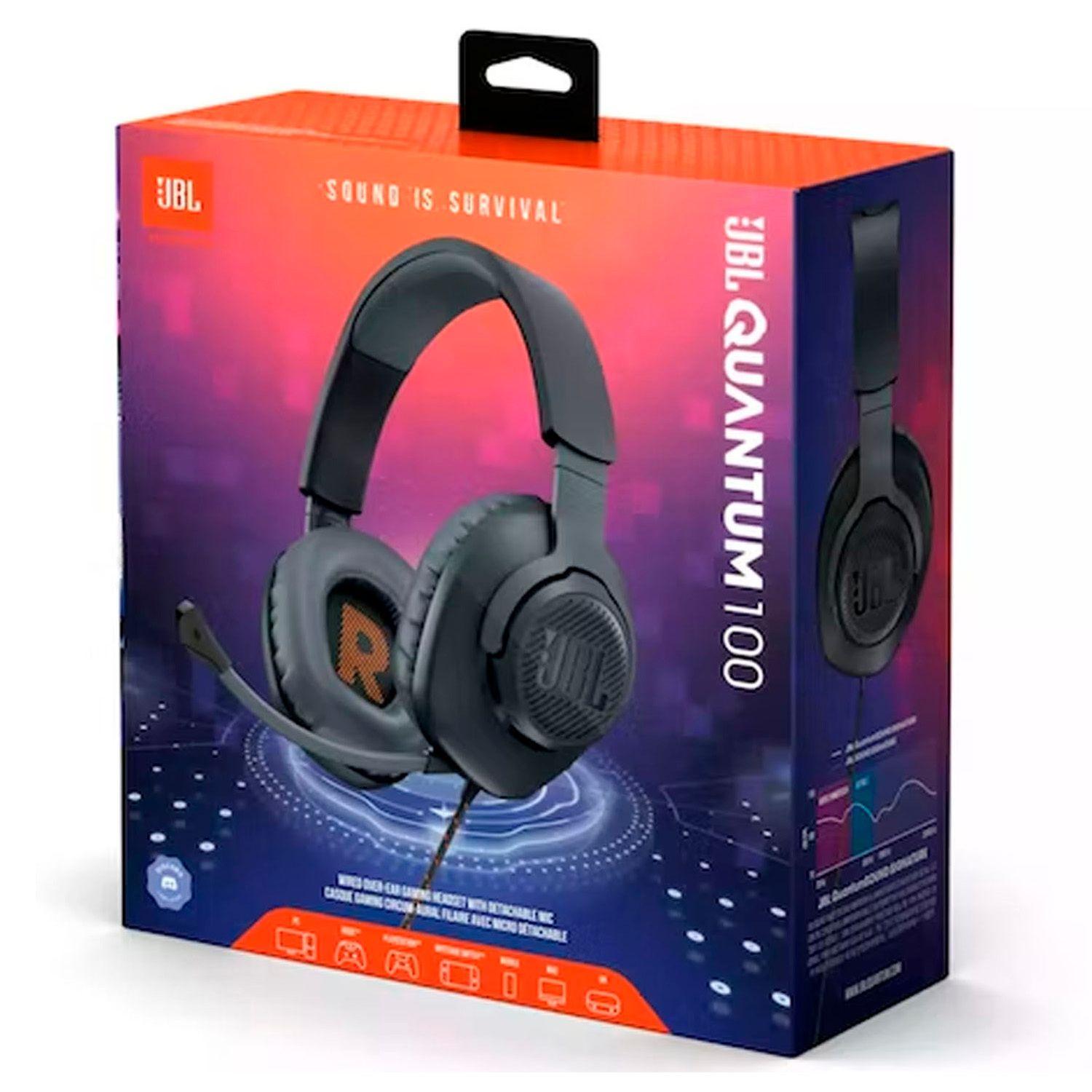 Audifonos Gamer JBL Quantum 100 Alambrico - Crazygames-2