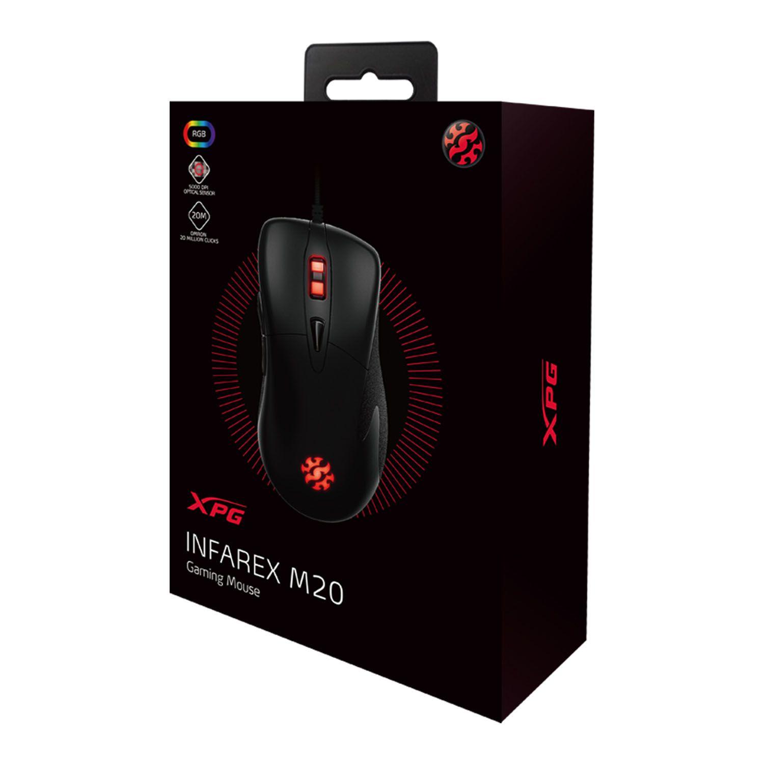 Mouse Gamer Infarex M20 Rgb 5000 Dpi - Crazygames-2