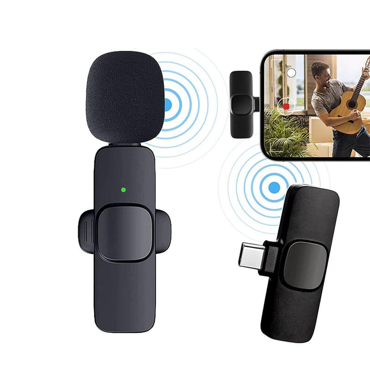 Pack Microfono Lavalier Inalambrico Tipo-c Android / ios-1