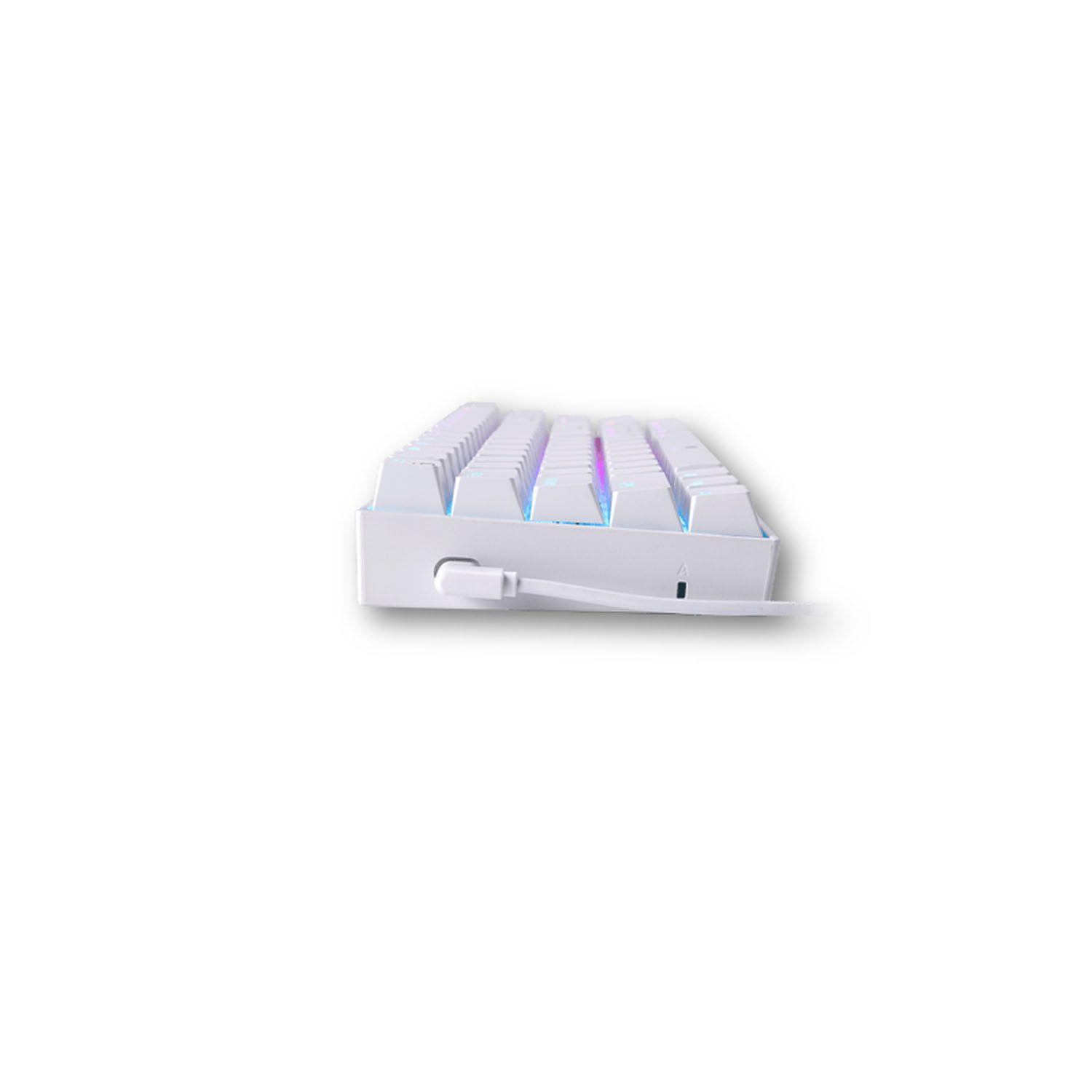 Teclado Redragon Dragonborn 60% K630-r13wt Blanco Sw Red-2