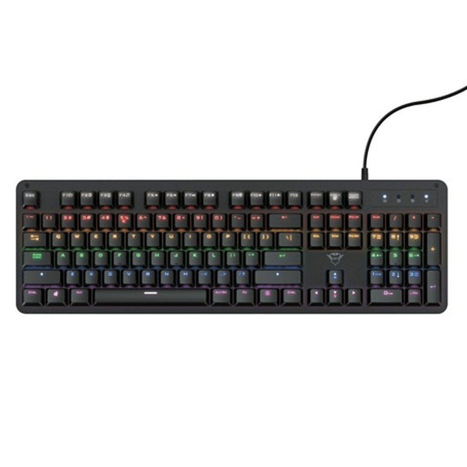 Teclado Gamer Mecanico Trust Mazz Gxt 863 Switch Red-0