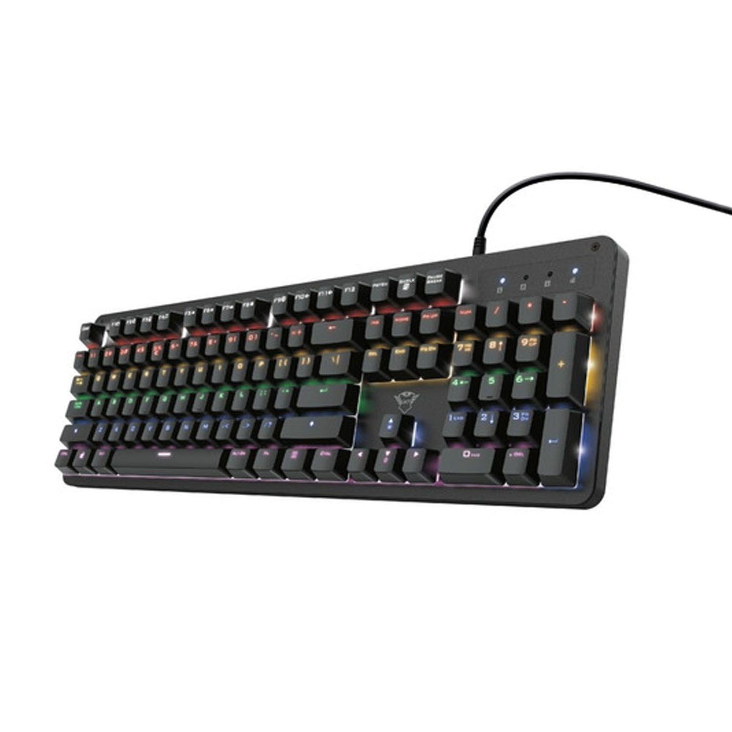 Teclado Gamer Mecanico Trust Mazz Gxt 863 Switch Red-1