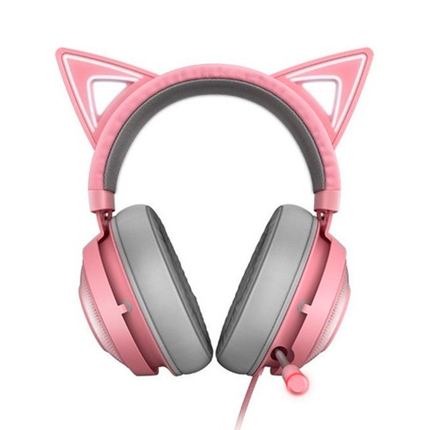 Audífonos Gamer Razer Kraken Kitty Quartz Rgb - Crazygames-1