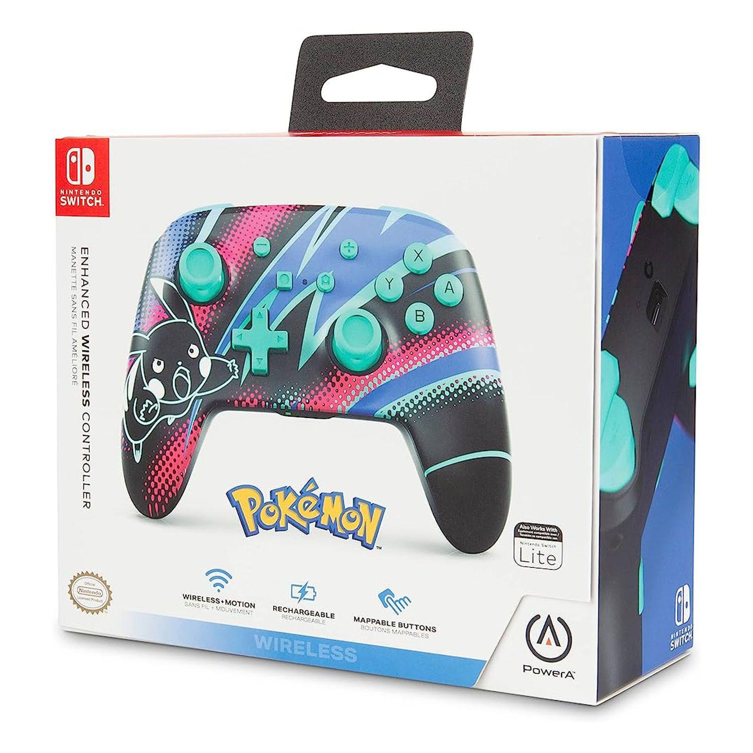 Control Pro Inalambrico switch Pikachu Neo - Crazygames-4
