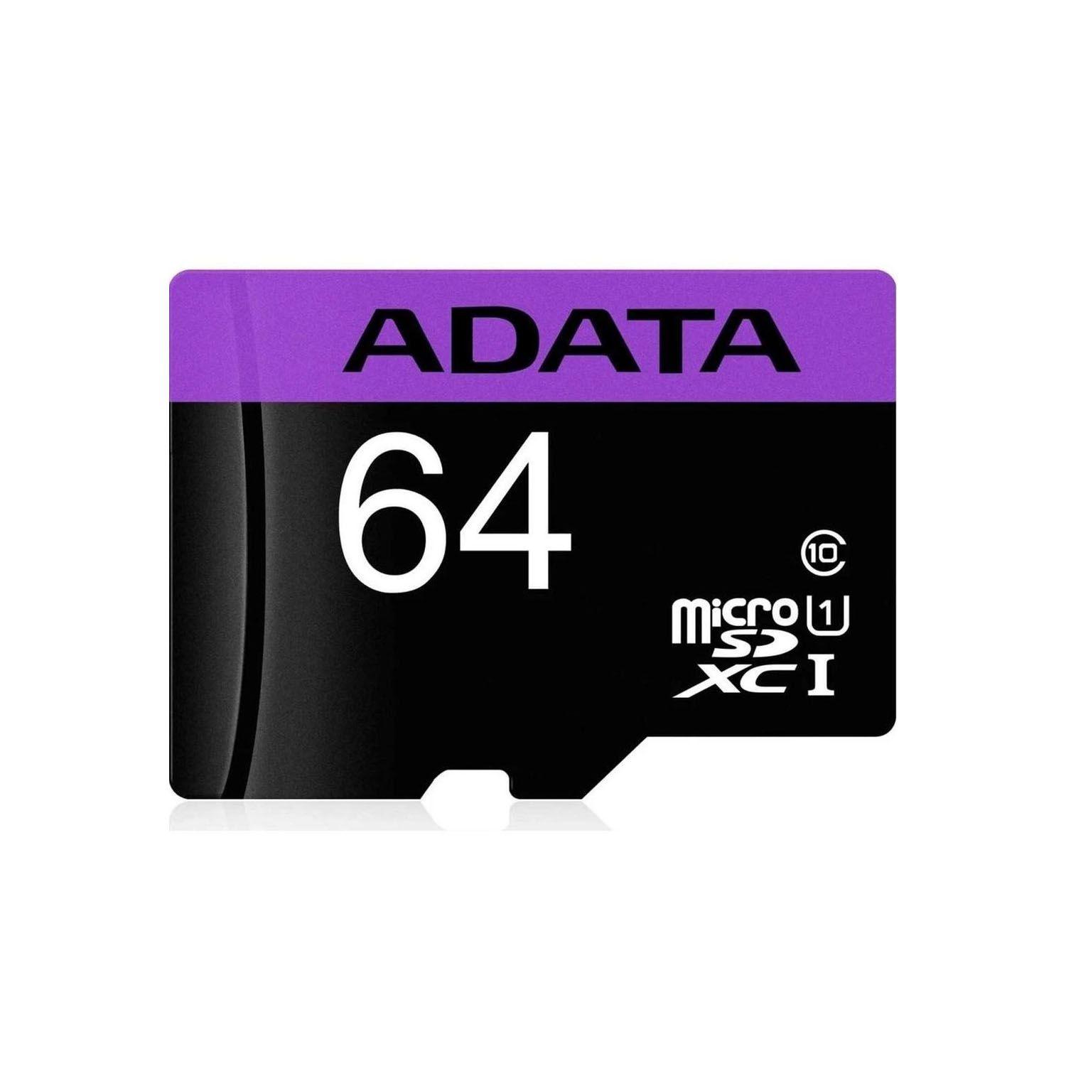 Memoria Micro Sd Adata UHS-1 Clase 10 64gb 80Mbps Crazygames-0