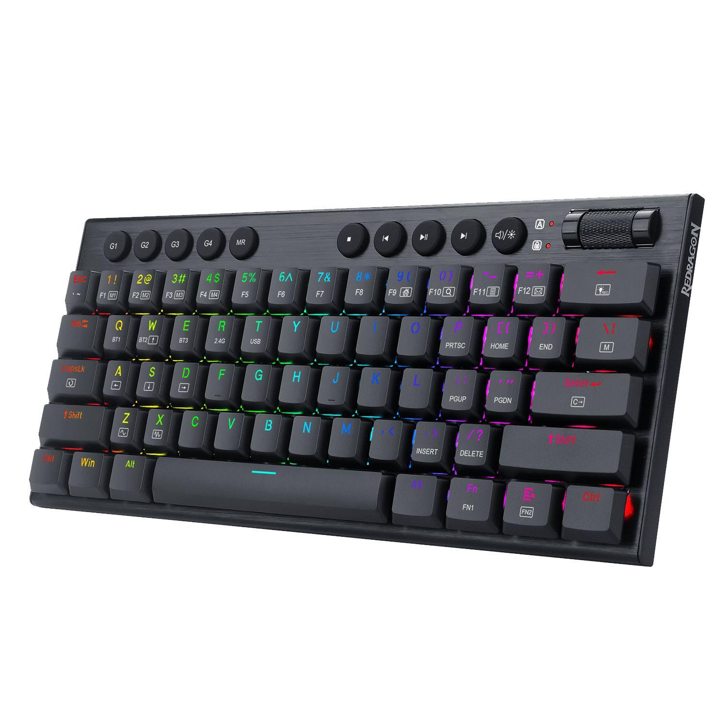 Teclado Mecanico Redragon Horus Mini Pro 60% K632-RGB Negro-1