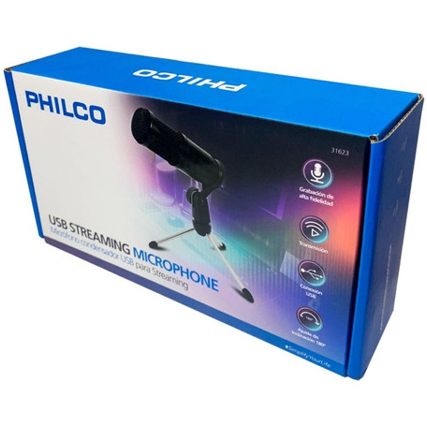 Microfono Condensador Usb Para Streaming Philco Azul - Crazygames-1