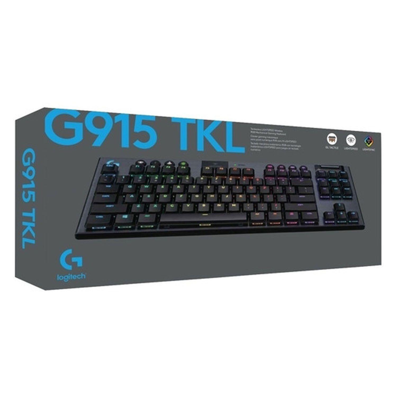 Teclado Mecánico Logitech G915 Tkl Rgb Inalámbrico-4