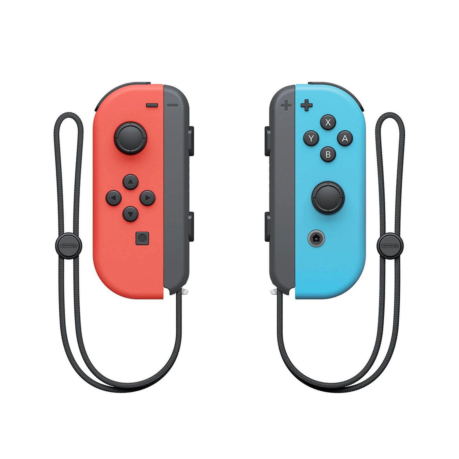 Control Joycon oficial Rojo Y Azul Neon - Crazygames-0