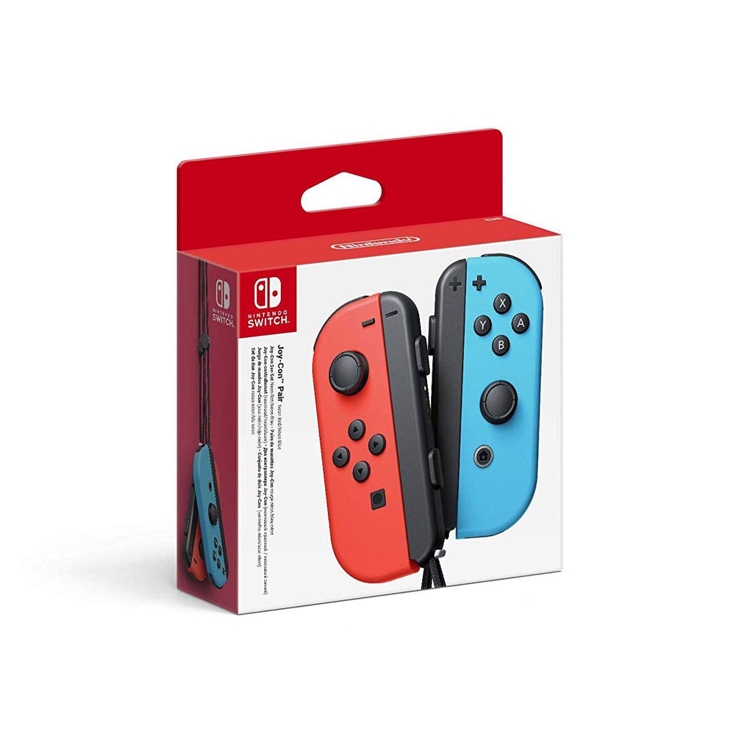 Control Joycon oficial Rojo Y Azul Neon - Crazygames-3