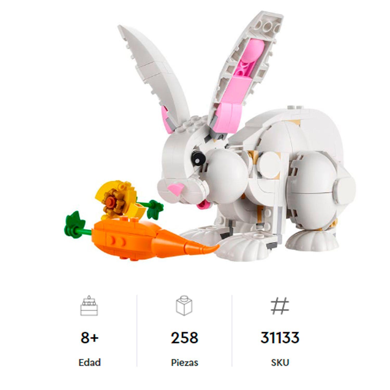 Lego Creator Conejo Blanco 31133 - Crazygames-5