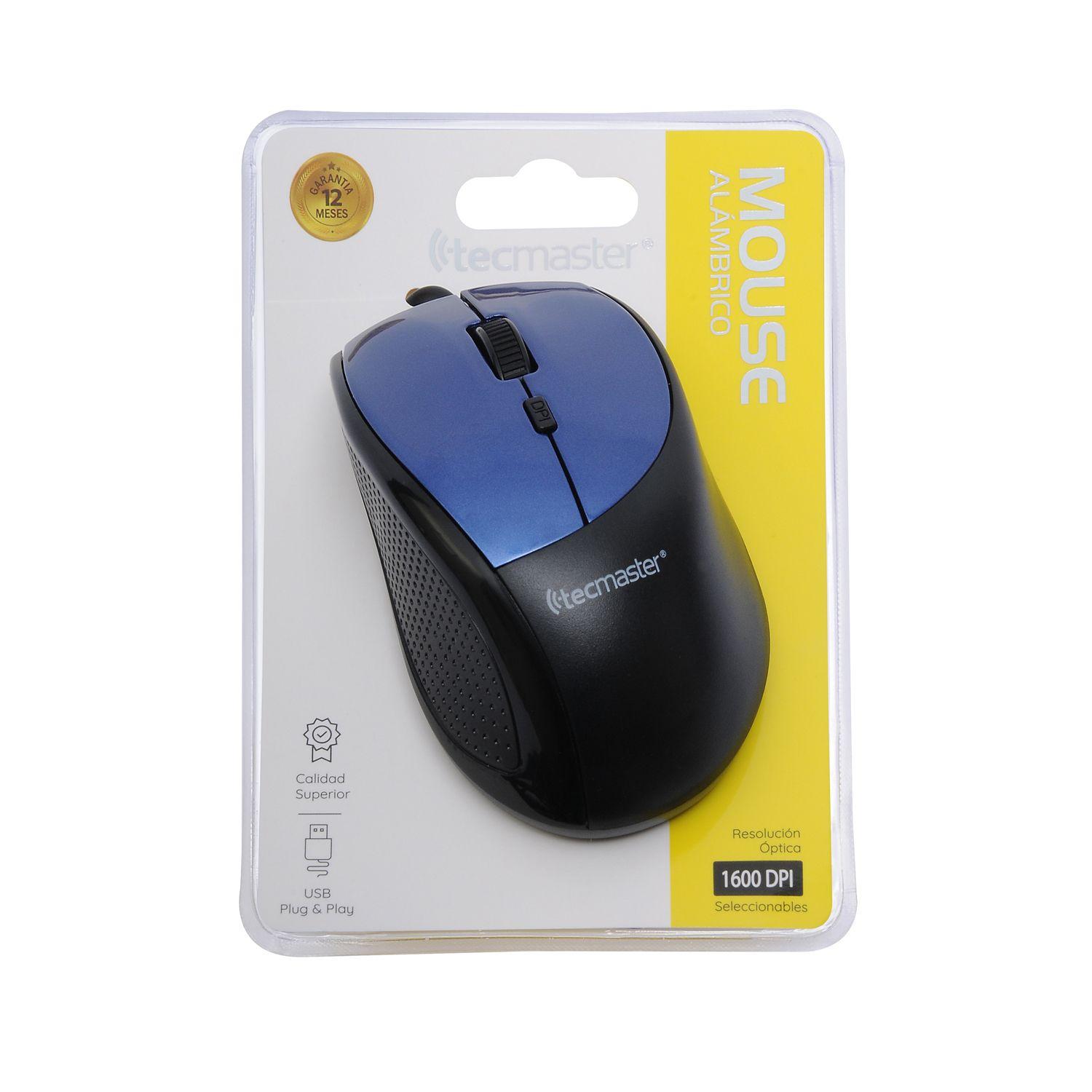 Mouse Cableado DPI Ajustable TM-MO360 Azul - Crazygames-2