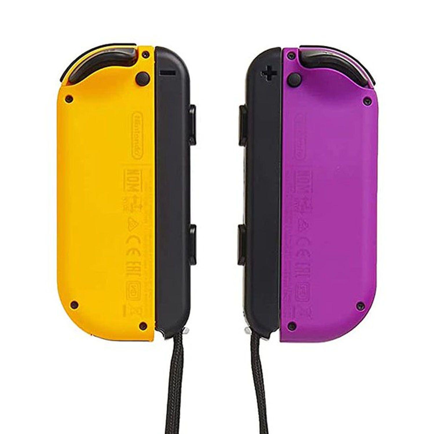 Control Joycon oficial Purpura Y Naranja Neon - Crazygames-2