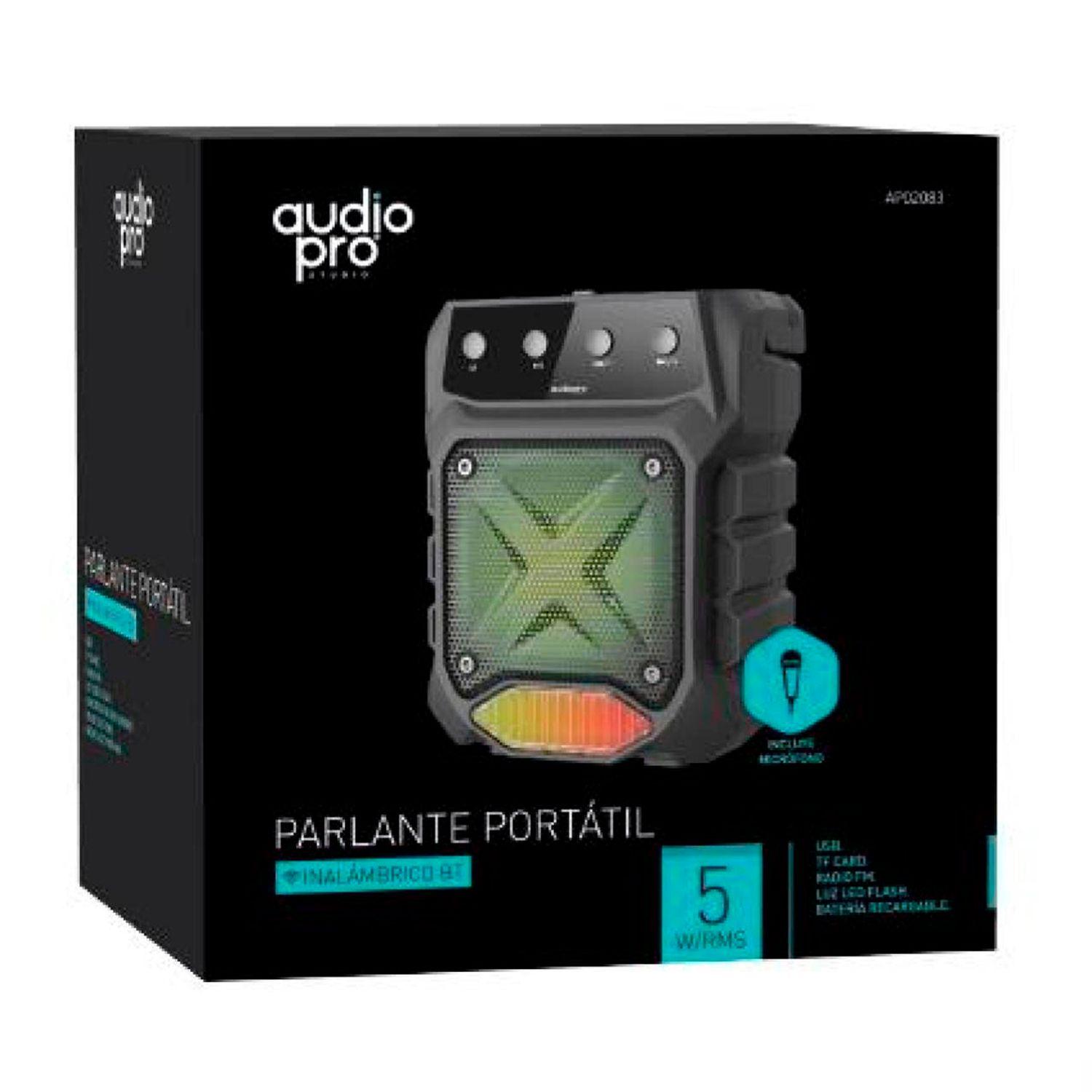 Parlante Portatil 5W Recargable + Microfono AP02083-1