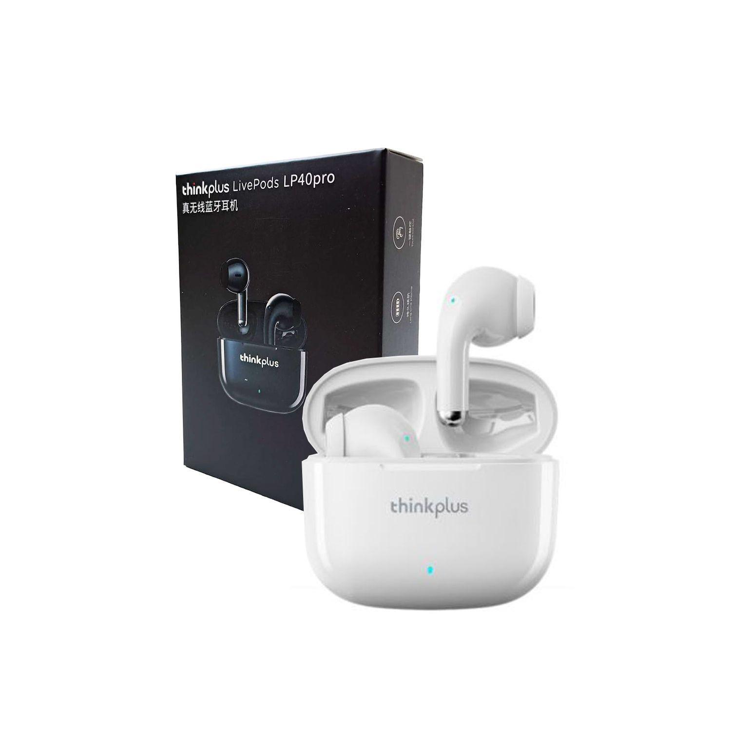 Audífono In Ear Bluetooth 5.3 Lenovo LP40 Pro Blanco-2
