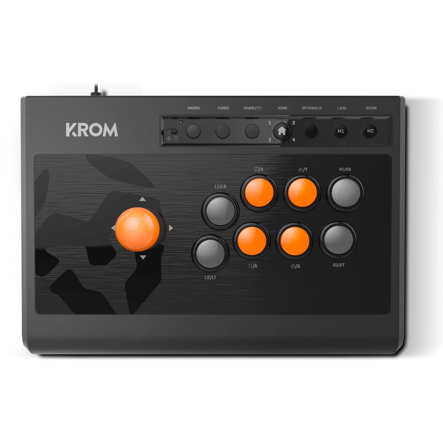 Joystick Multiplataforma Tipo Arcade Krom Kumite- Crazygames-0