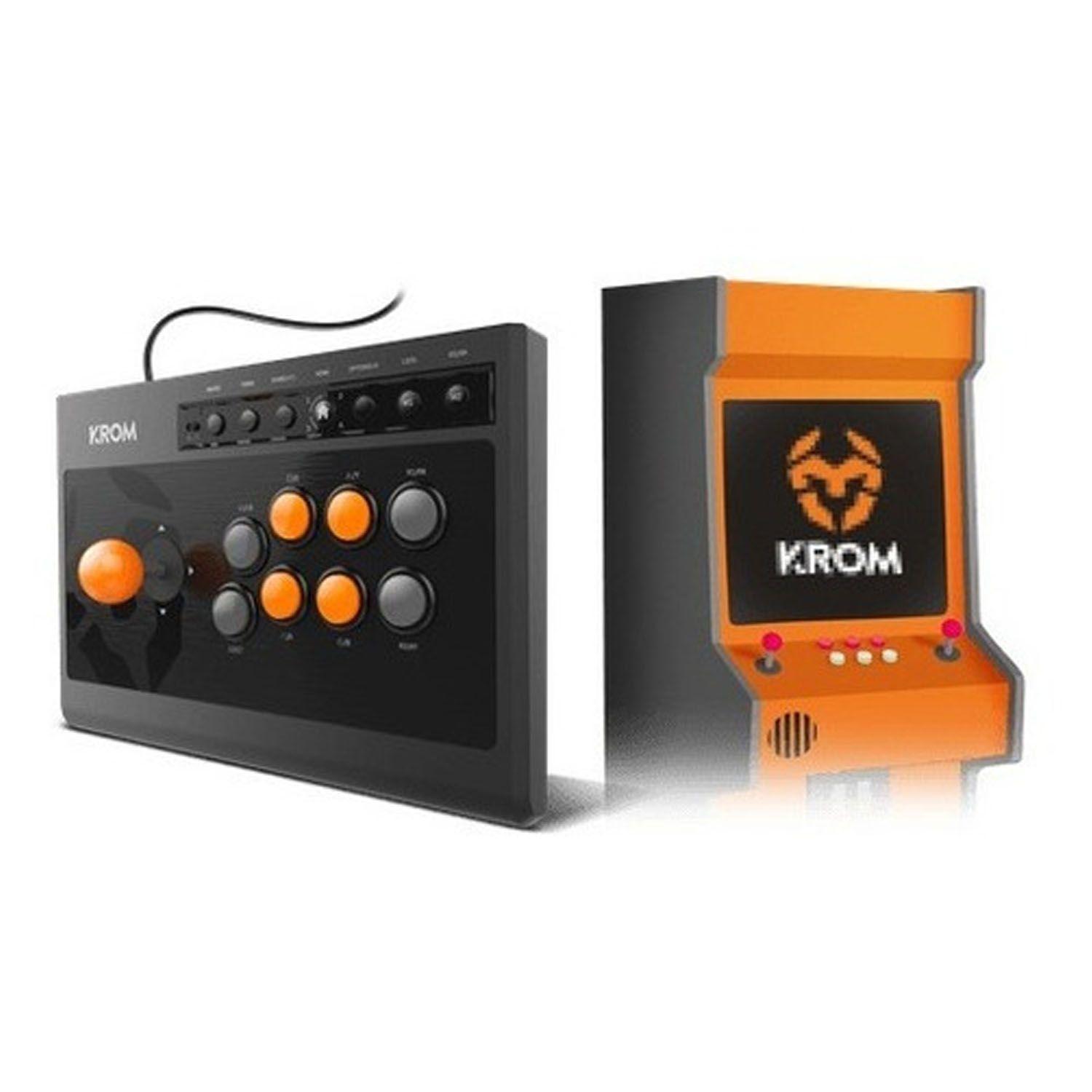 Joystick Multiplataforma Tipo Arcade Krom Kumite- Crazygames-3
