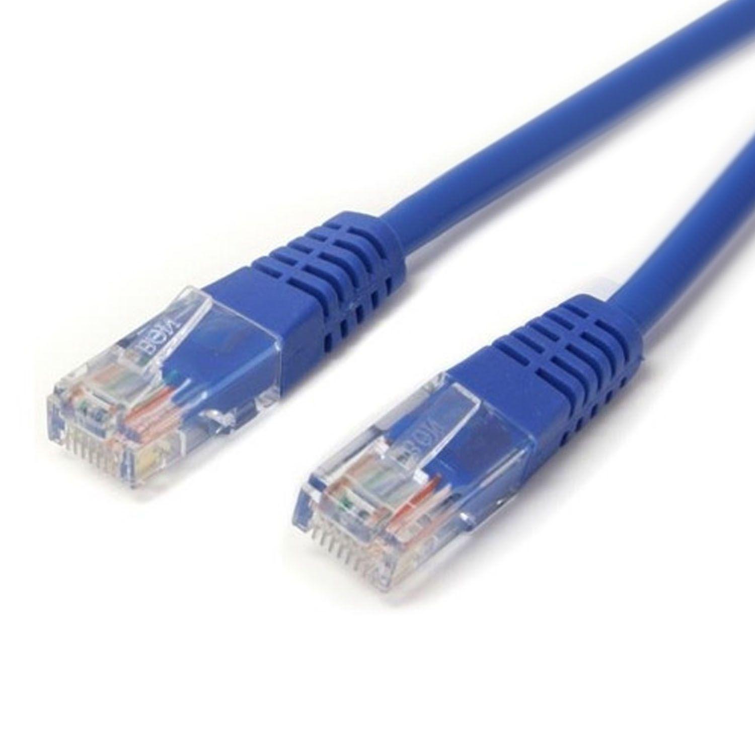 Cable De Red Categoria 6a De 10.000 Mbps 5 Mts Mc-3005 Azul-0