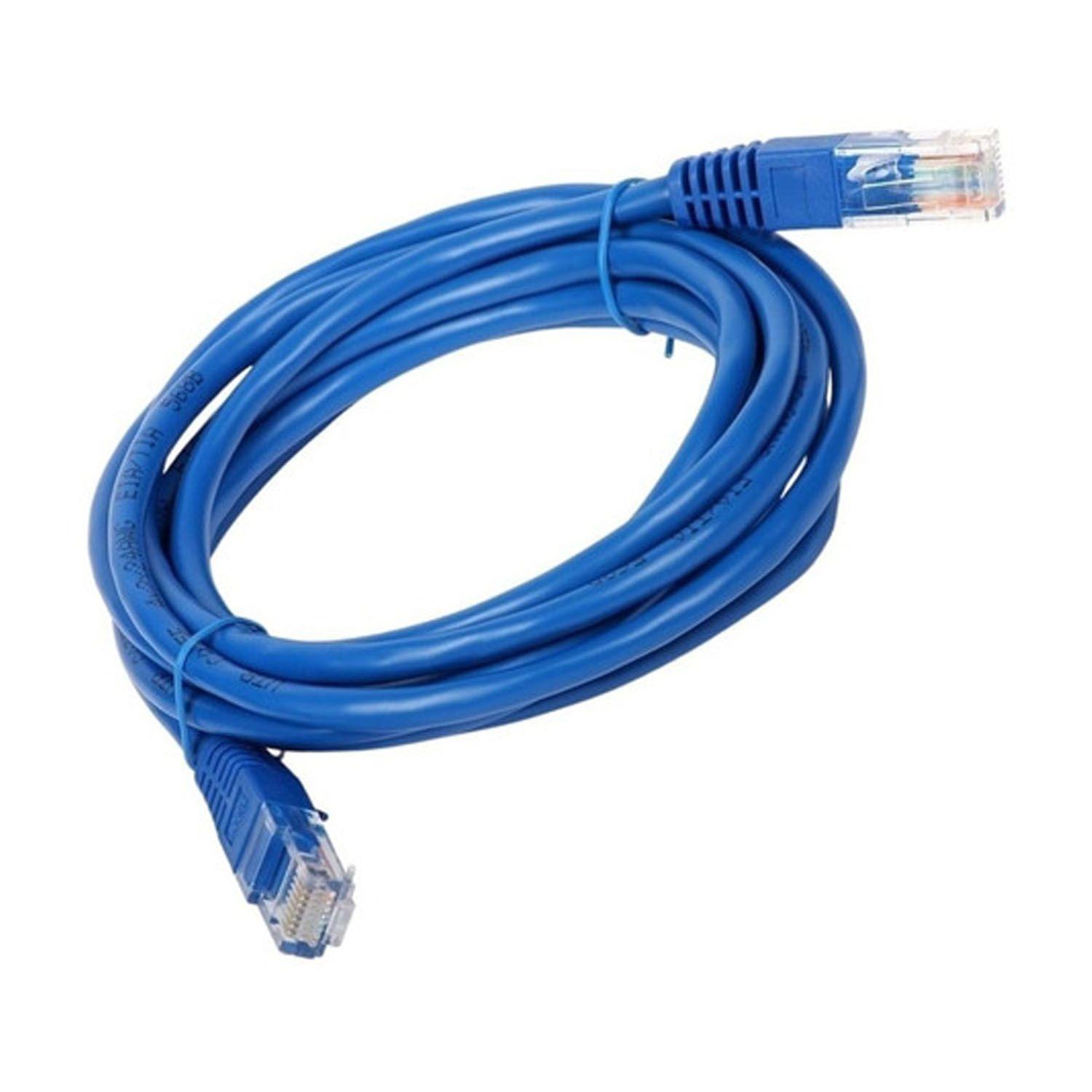 Cable De Red Categoria 6a De 10.000 Mbps 5 Mts Mc-3005 Azul-1