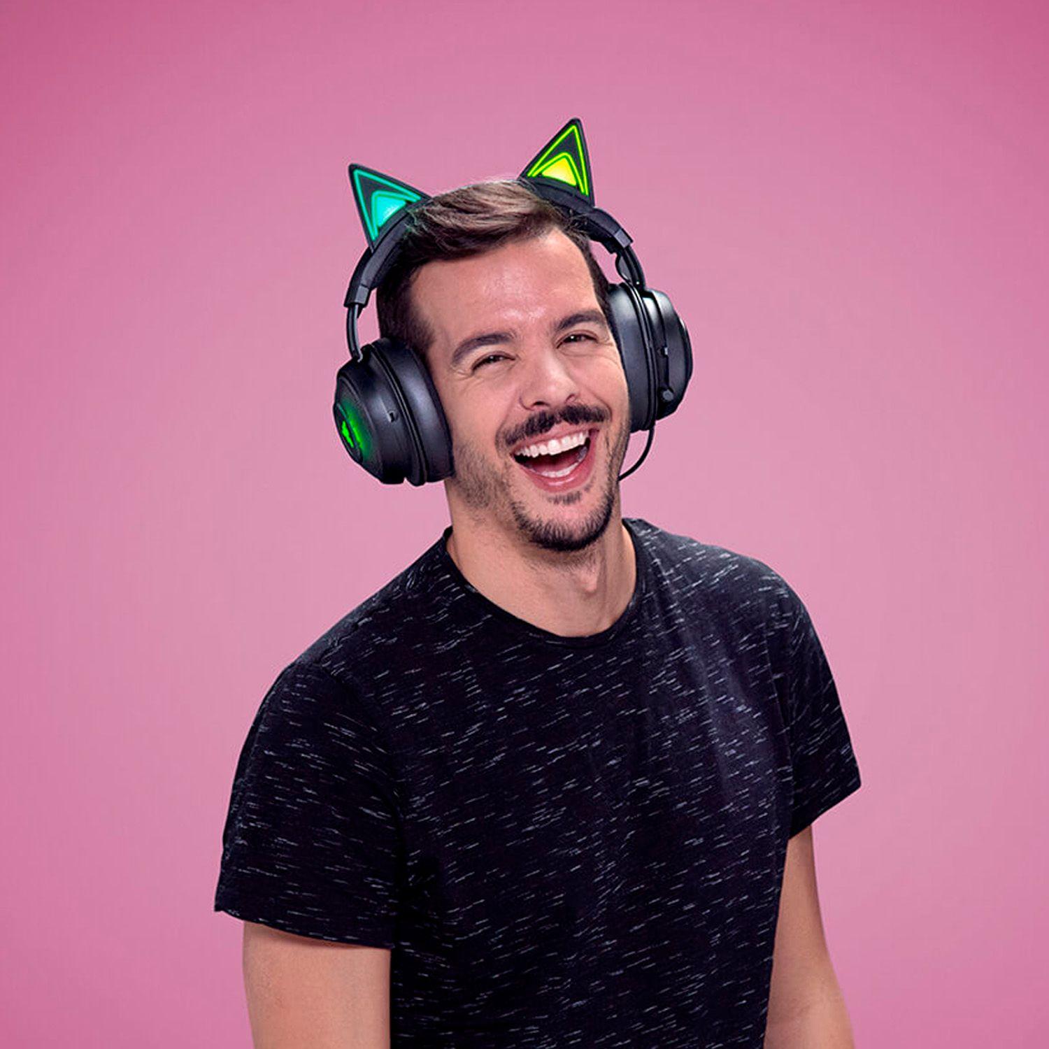Audífonos Gamer Razer Kraken Kitty Black Rgb - Crazygames-5