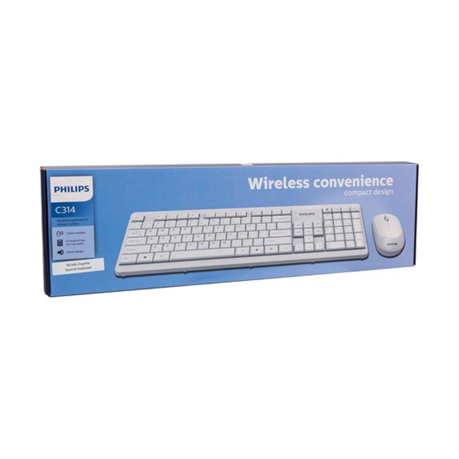 Kit Mouse Y Teclado Inalambricos Convenience C314 Phillips-2