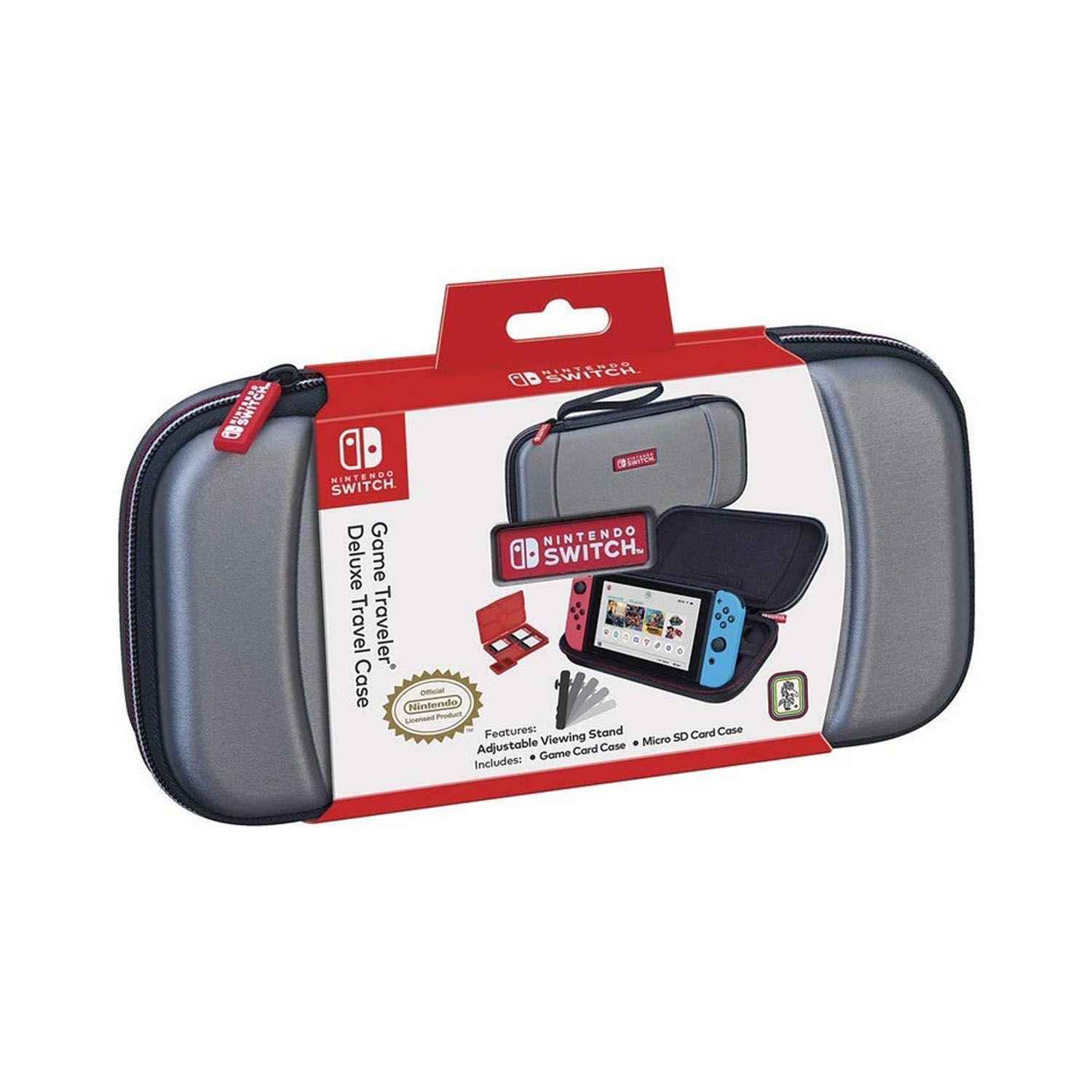 Bolso De Viaje De Switch Deluxe Traveler Gris oficial-0