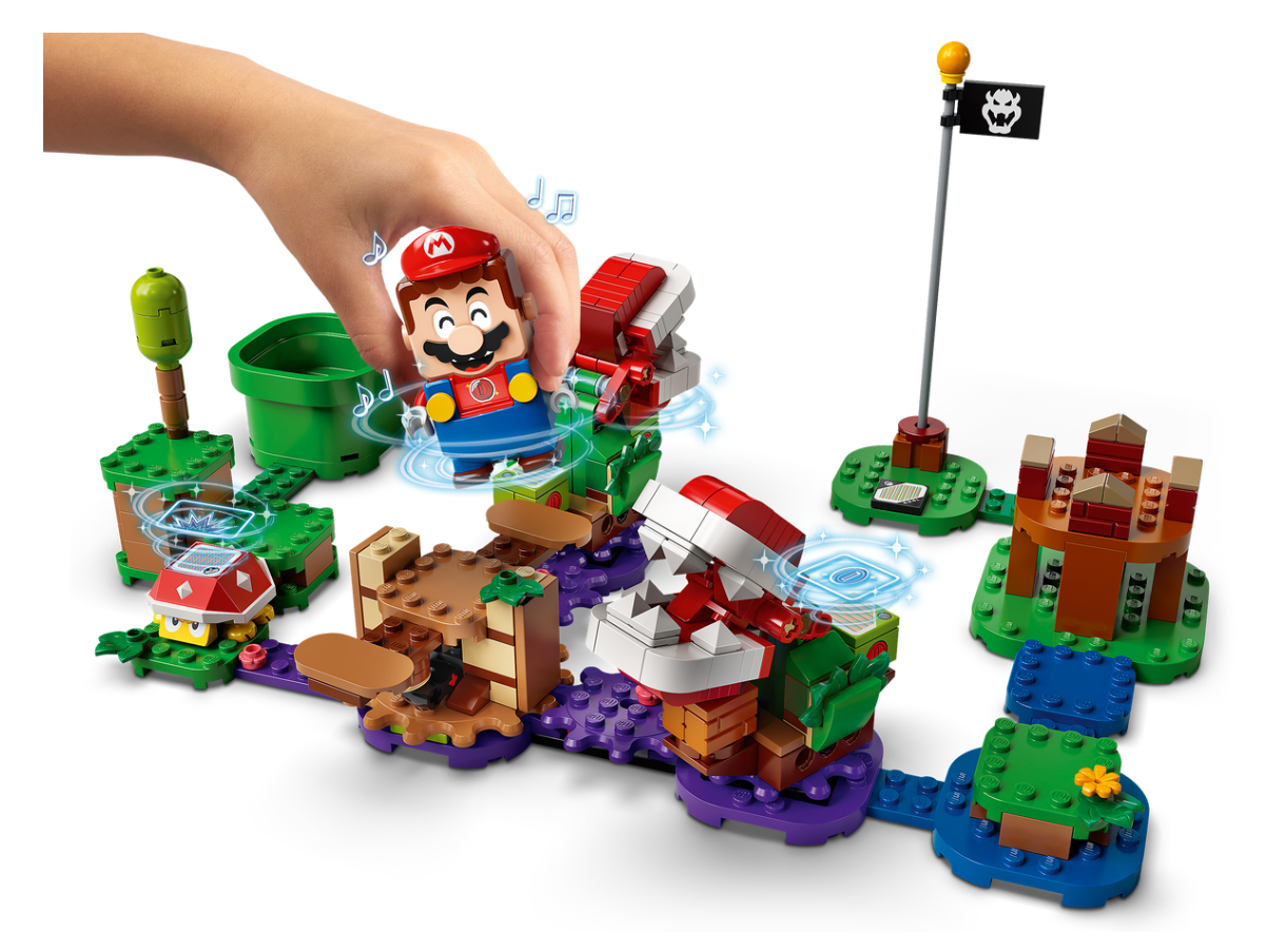 Lego Super Mario Set: Desafió Desconcertante De Las Pirañas-3