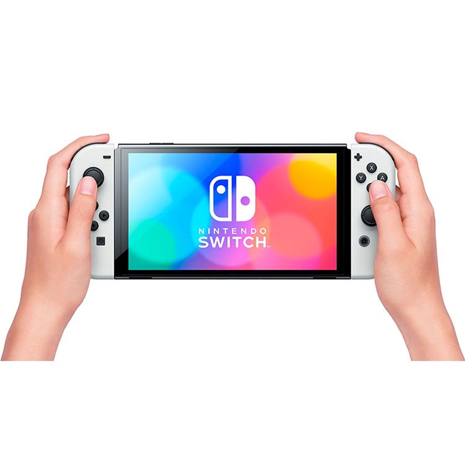 Consola Nintendo Switch OLED WHITE - Crazygames-2