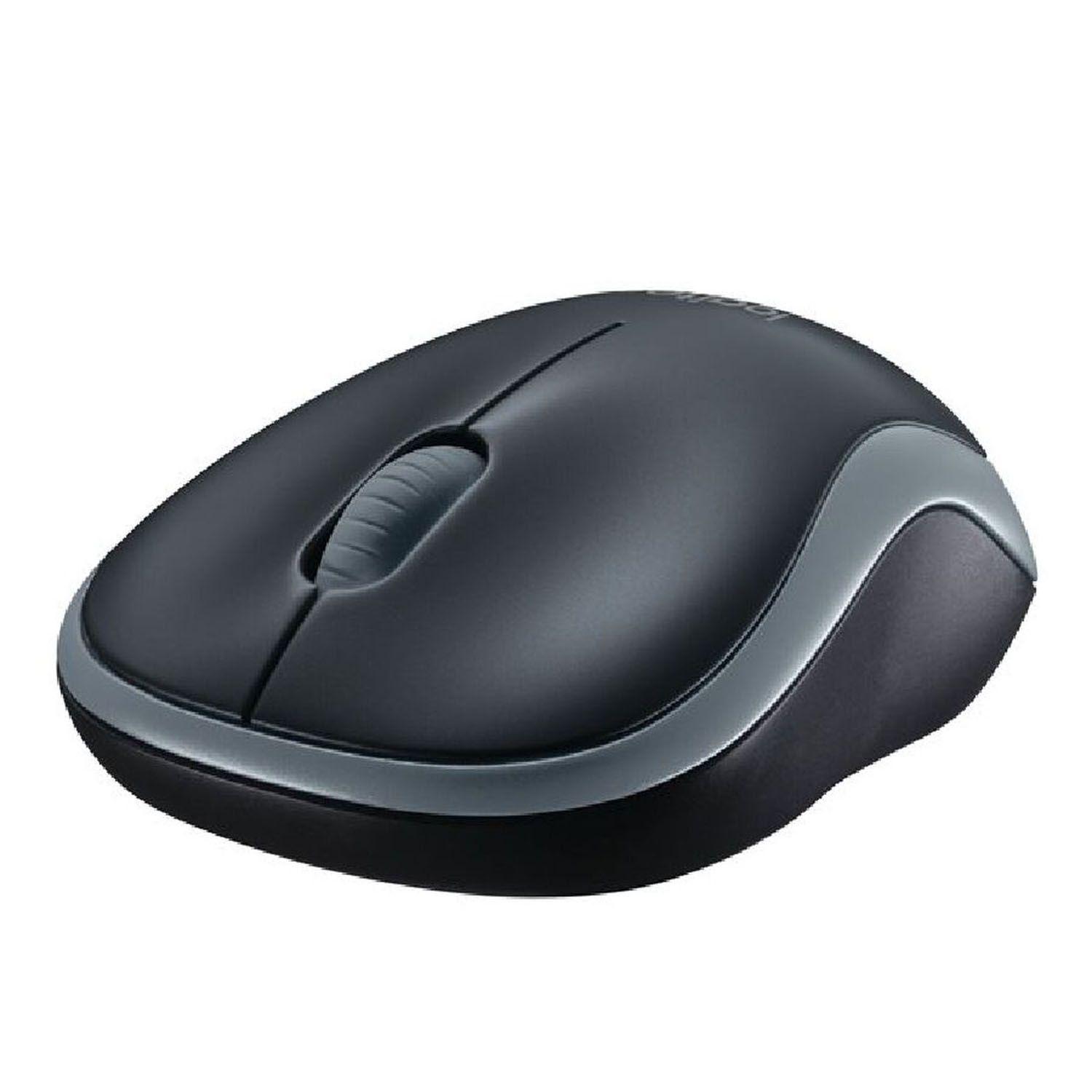 Mouse Inalámbrico Logitech  M185 Plomo - Crazygames-1