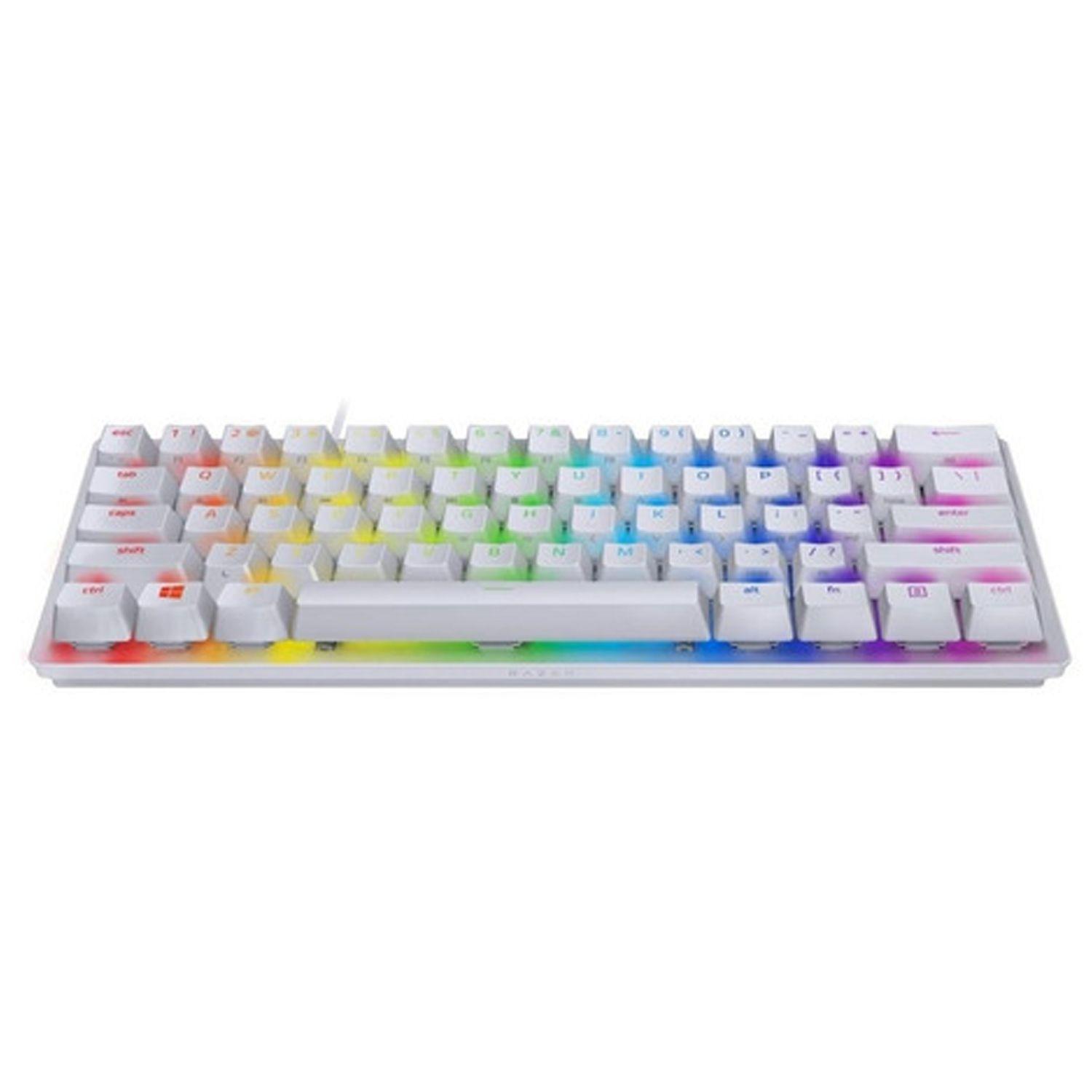 Teclado Mecanico Razer Huntsman Mini White Ingles Sw Purple-1