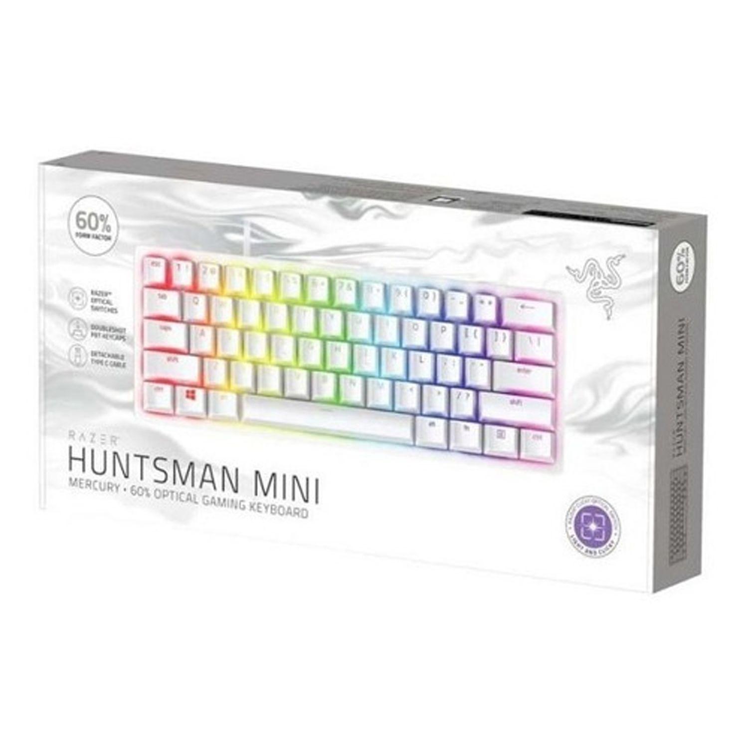 Teclado Mecanico Razer Huntsman Mini White Ingles Sw Purple-2