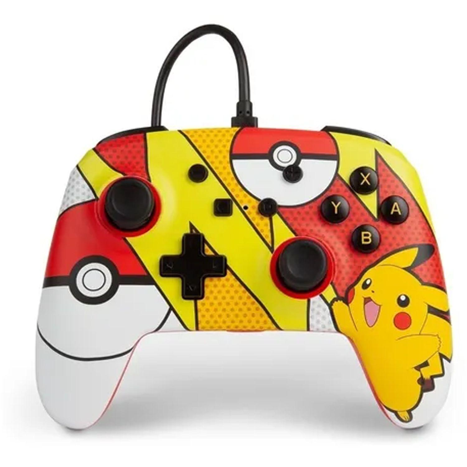 Control Pro Alámbrico Switch PIKACHU Pop Power A-0