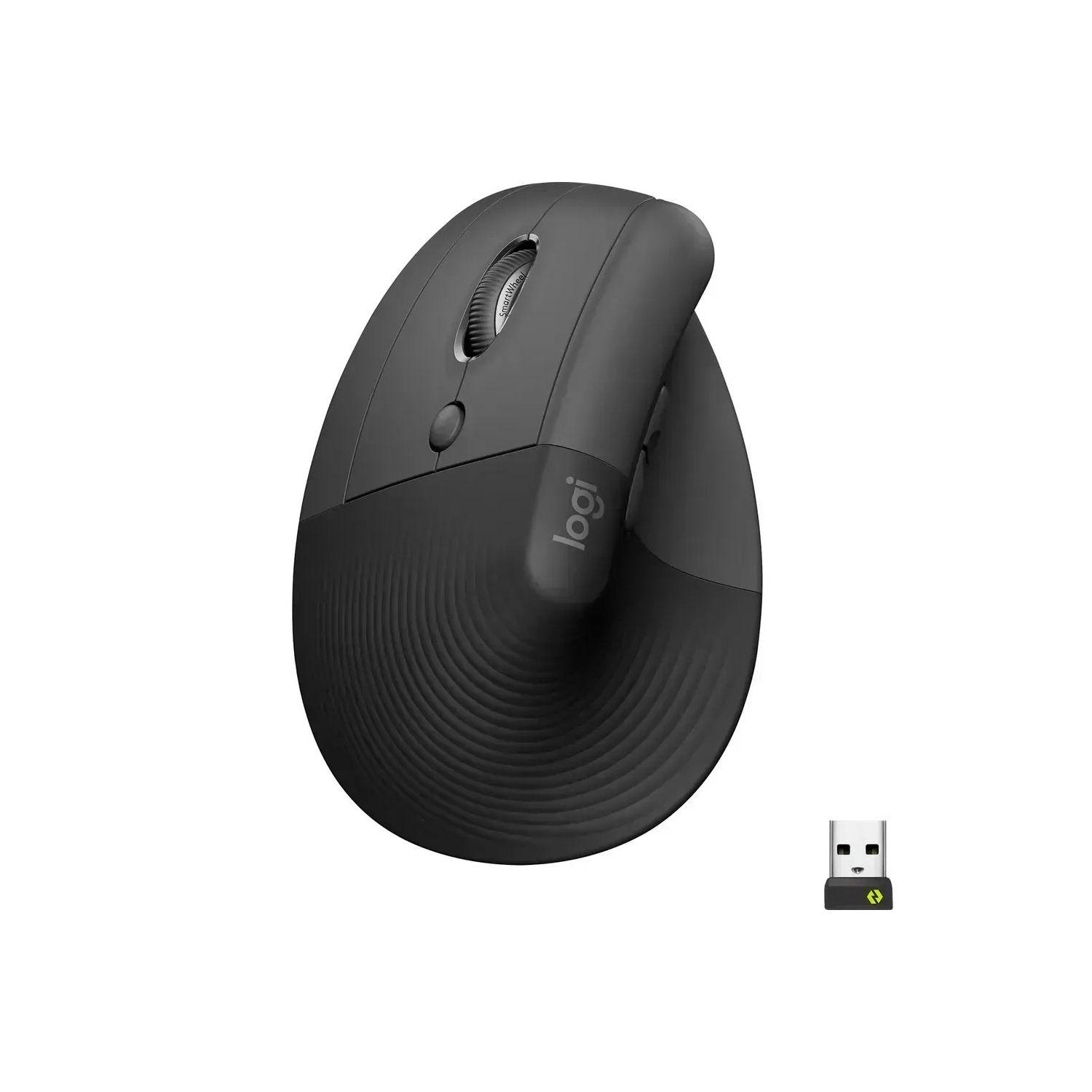 Mouse Para Zurdos Ergonomico Logitech Lift Left Black-0