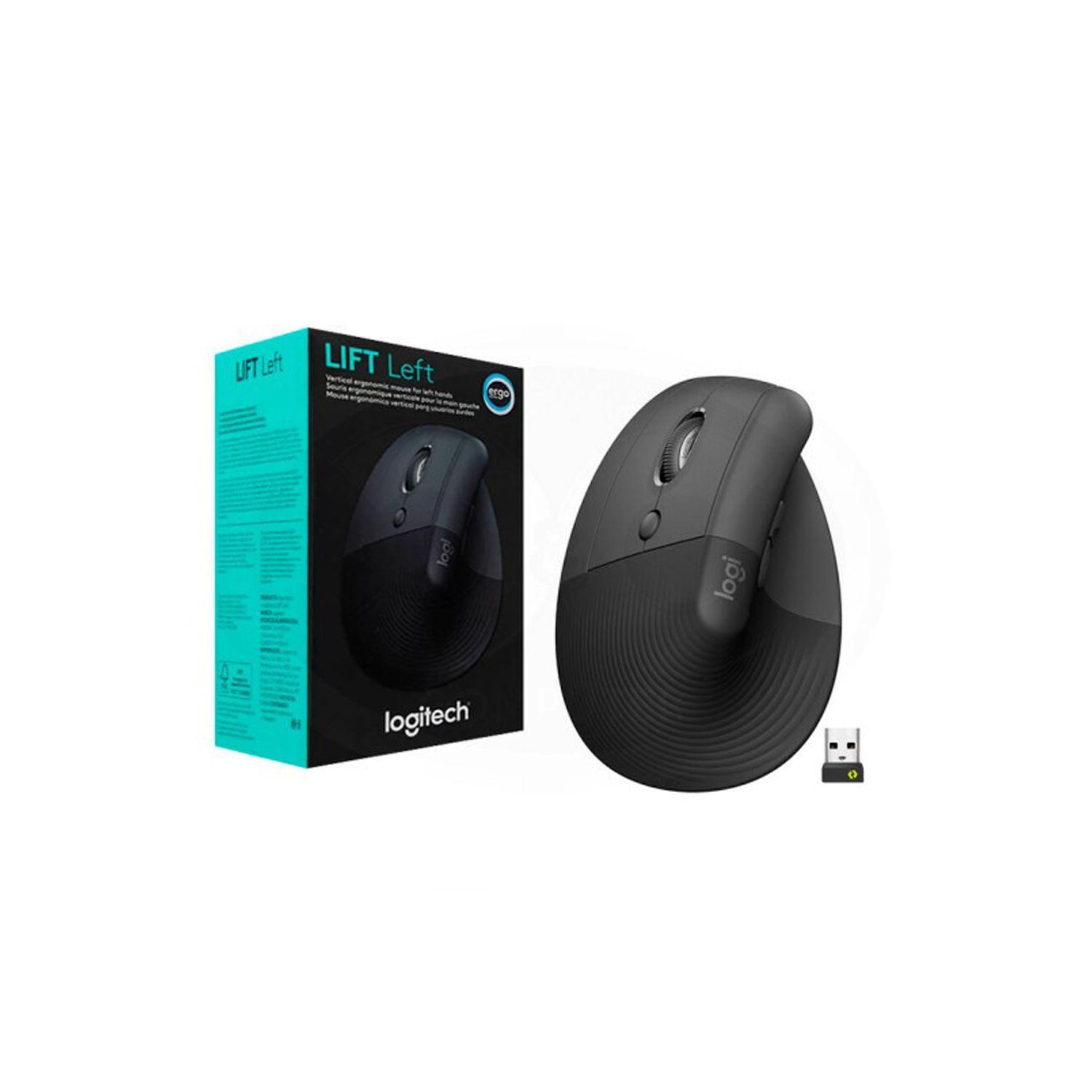 Mouse Para Zurdos Ergonomico Logitech Lift Left Black-3
