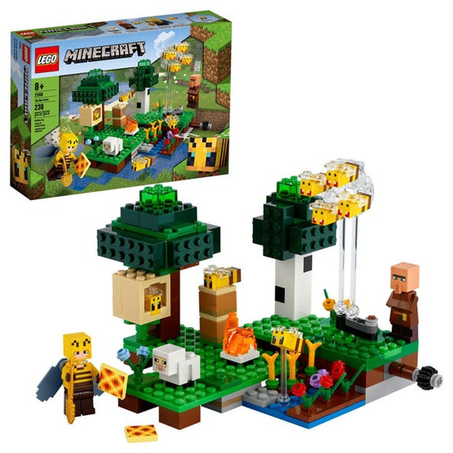Lego Minecraft La Granja De las Abejas 21165 - Crazygames-0