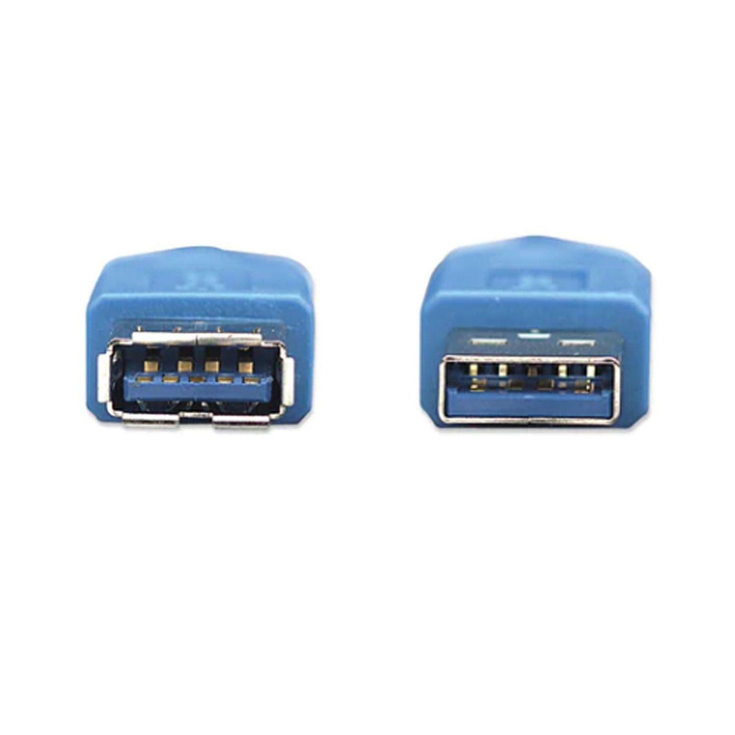 Cable Extencion Usb 3.0 2mts Azul 322379 - Crazygames-1