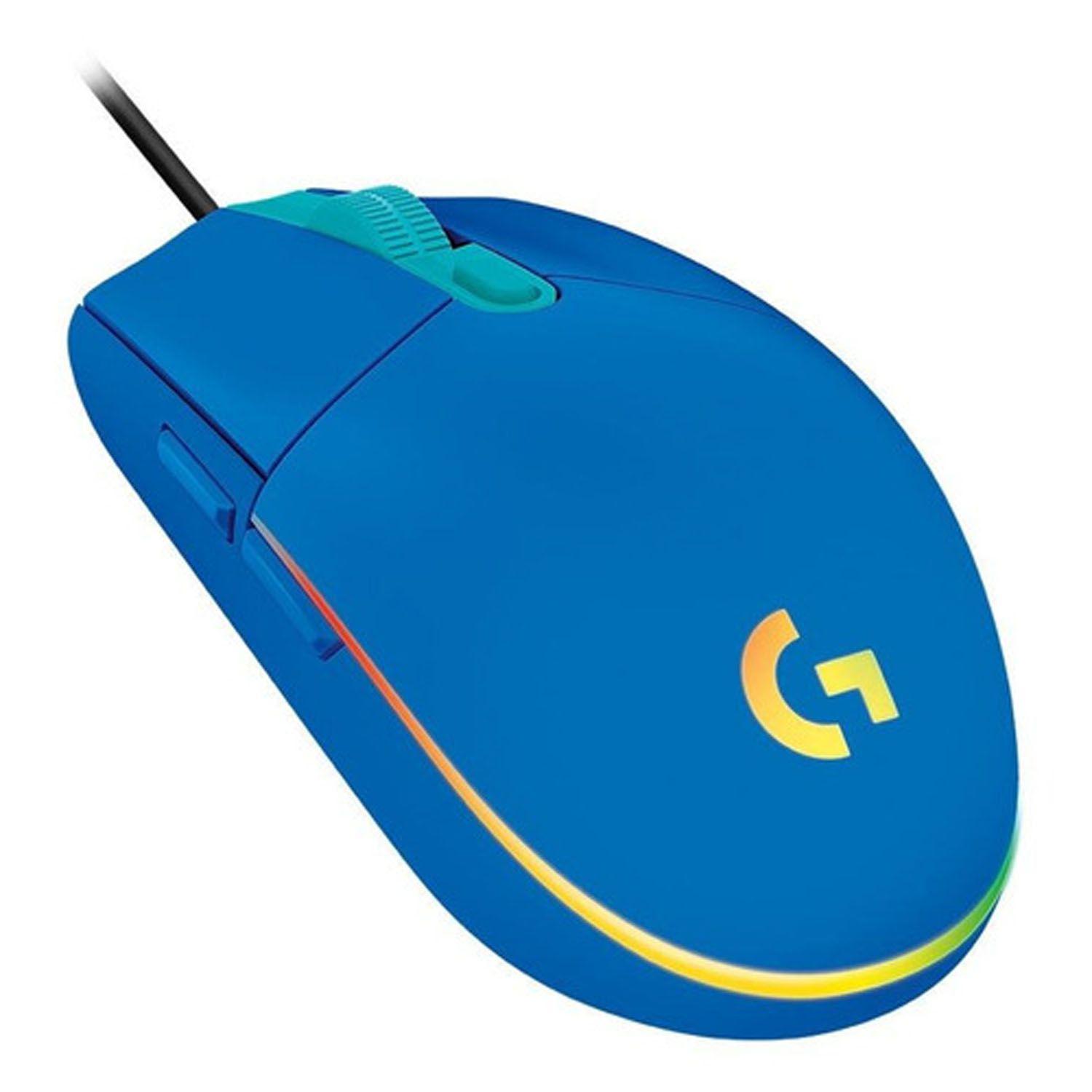 Mouse Gamer Logitech Lightsync G203 Azul - Crazygames-1