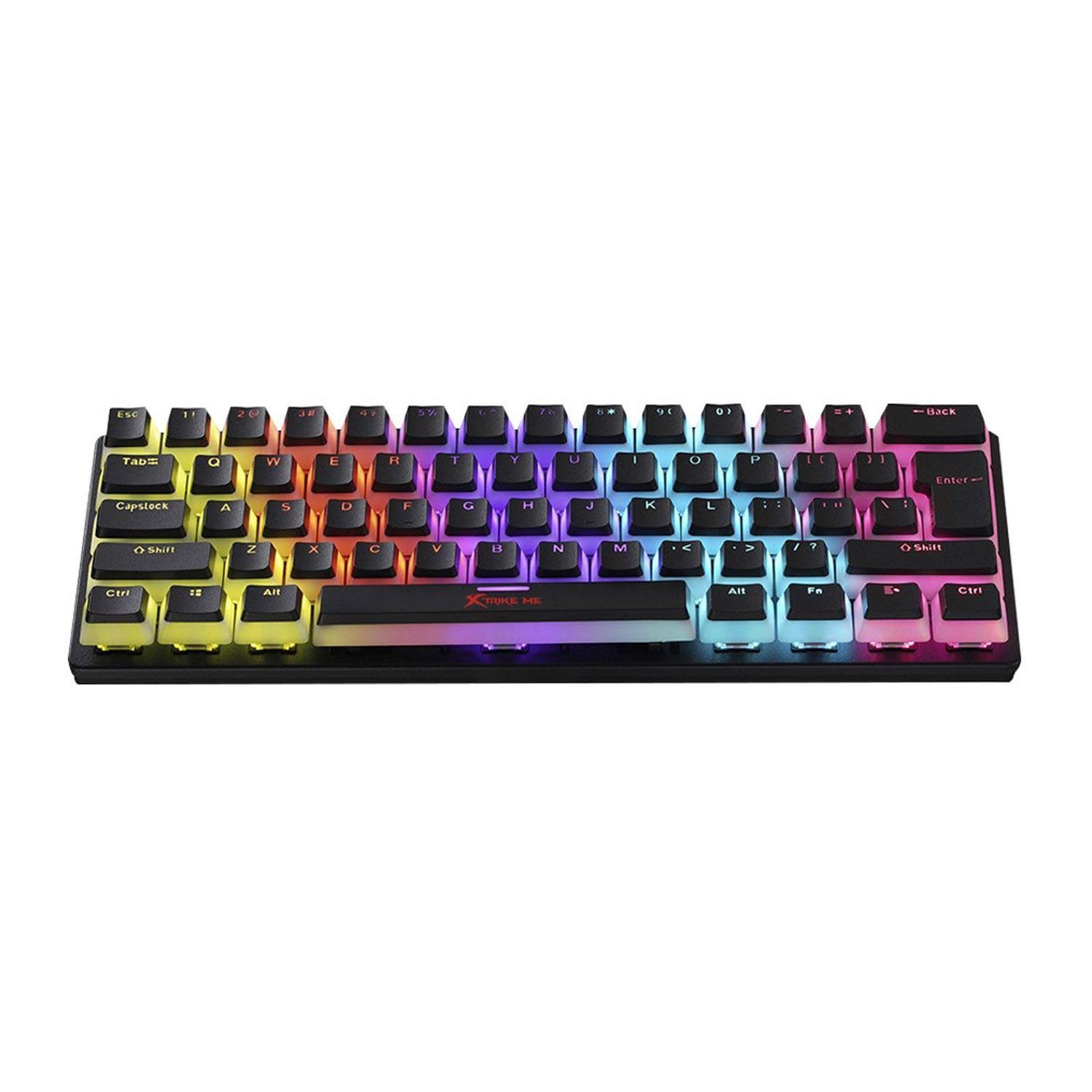 Teclado Mecánico 60% Pudding Switch Blue Ingles GK-985P-0