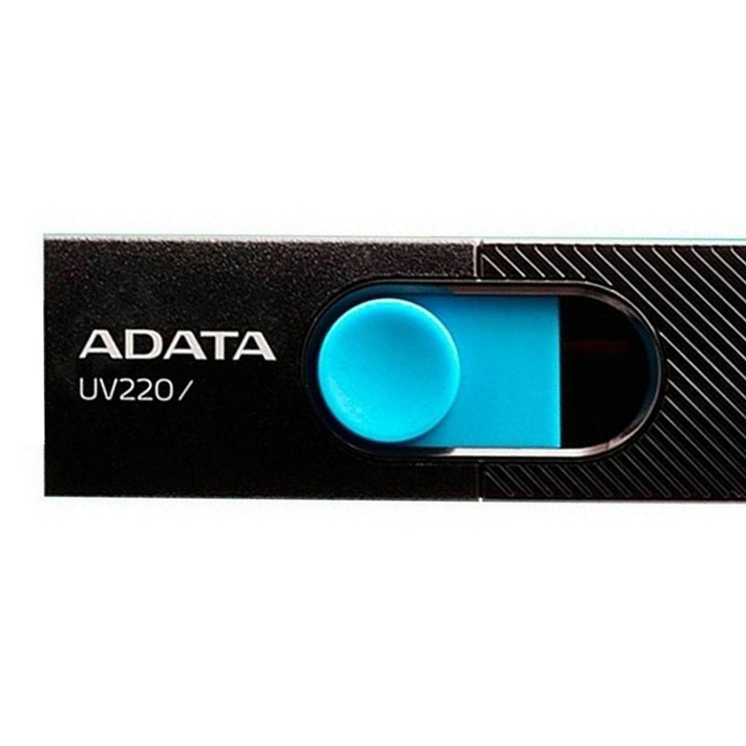 Pendrive Adata 32gb Retractil UV220 Negro/Azul - Crazygames-2