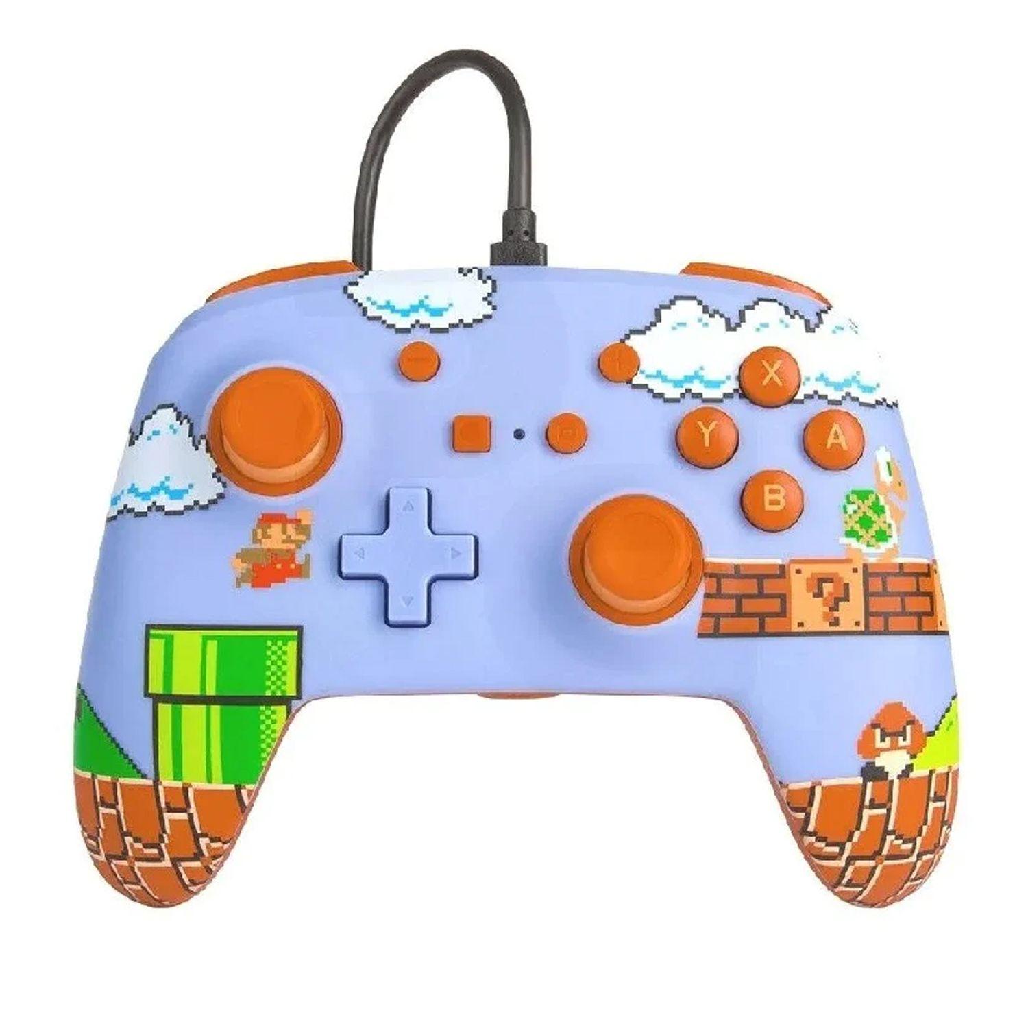 Control Pro Alámbrico Switch Super Mario Bros OLD Power A-0