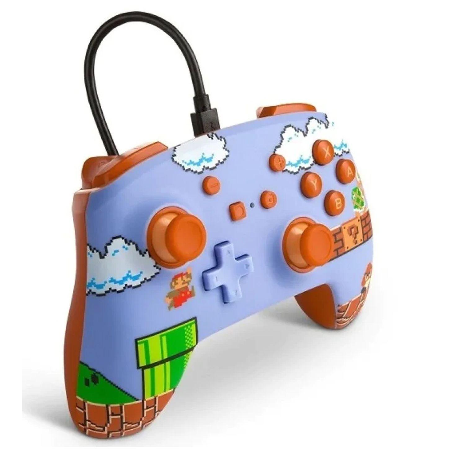 Control Pro Alámbrico Switch Super Mario Bros OLD Power A-1