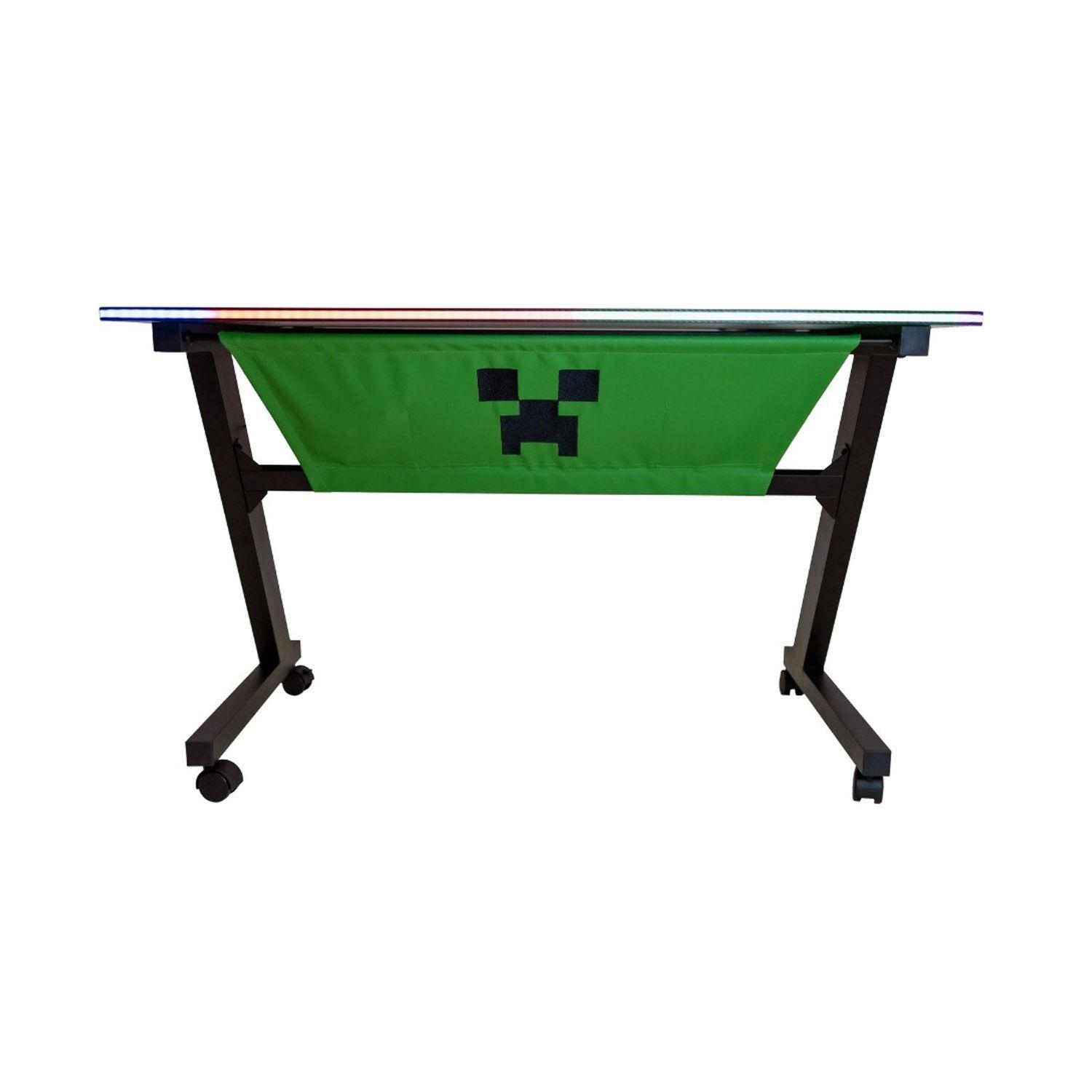Escritorio Gamer RGB 120x60 Modelo Panther Minecraft-0