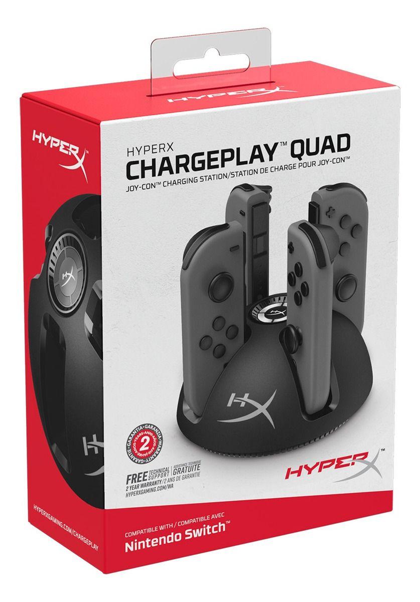 Stand De Carga Joycons Nintend Switch Hyperx Chargeplay Quad-1